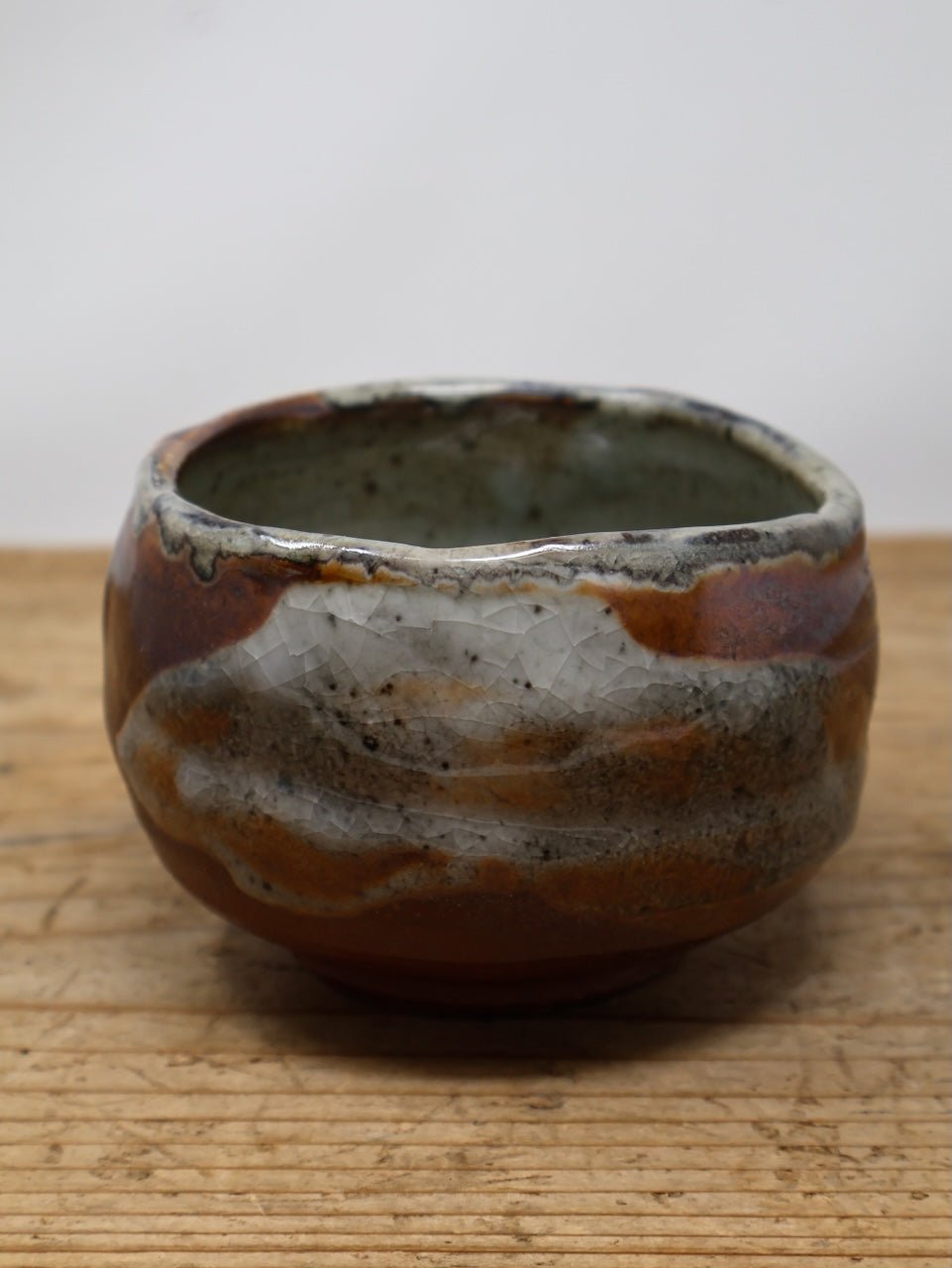 CHAWAN #2412 - 3 | Matcha Bowl by Robert Stickney <+Matcha> - O - FIVE RARE TEA BAR