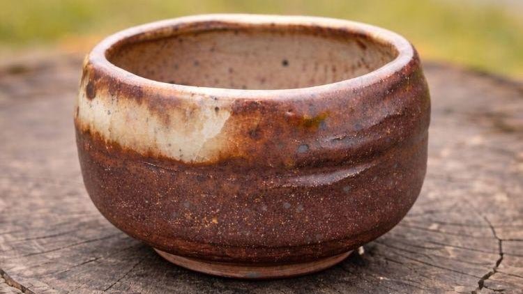 Handcrafted Rustic Chawan 042604 – By Robert Stickney - O5 RARE TEA BAR