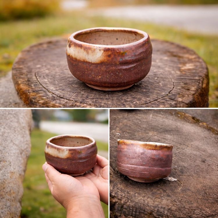 Handcrafted Rustic Chawan 042604 – By Robert Stickney - O5 RARE TEA BAR