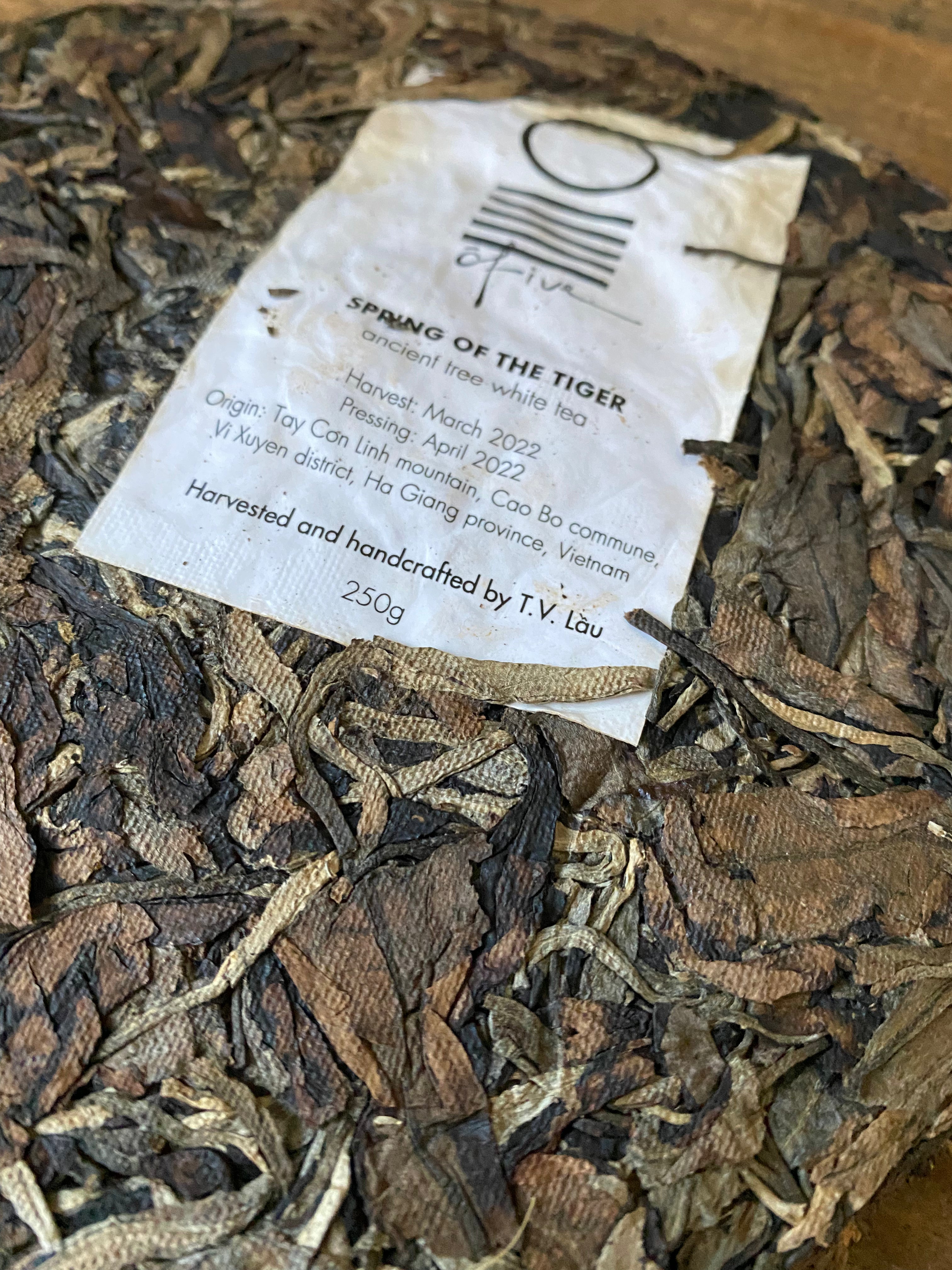 SPRING OF THE TIGER | WHITE TEA 250g - O-FIVE RARE TEA BAR