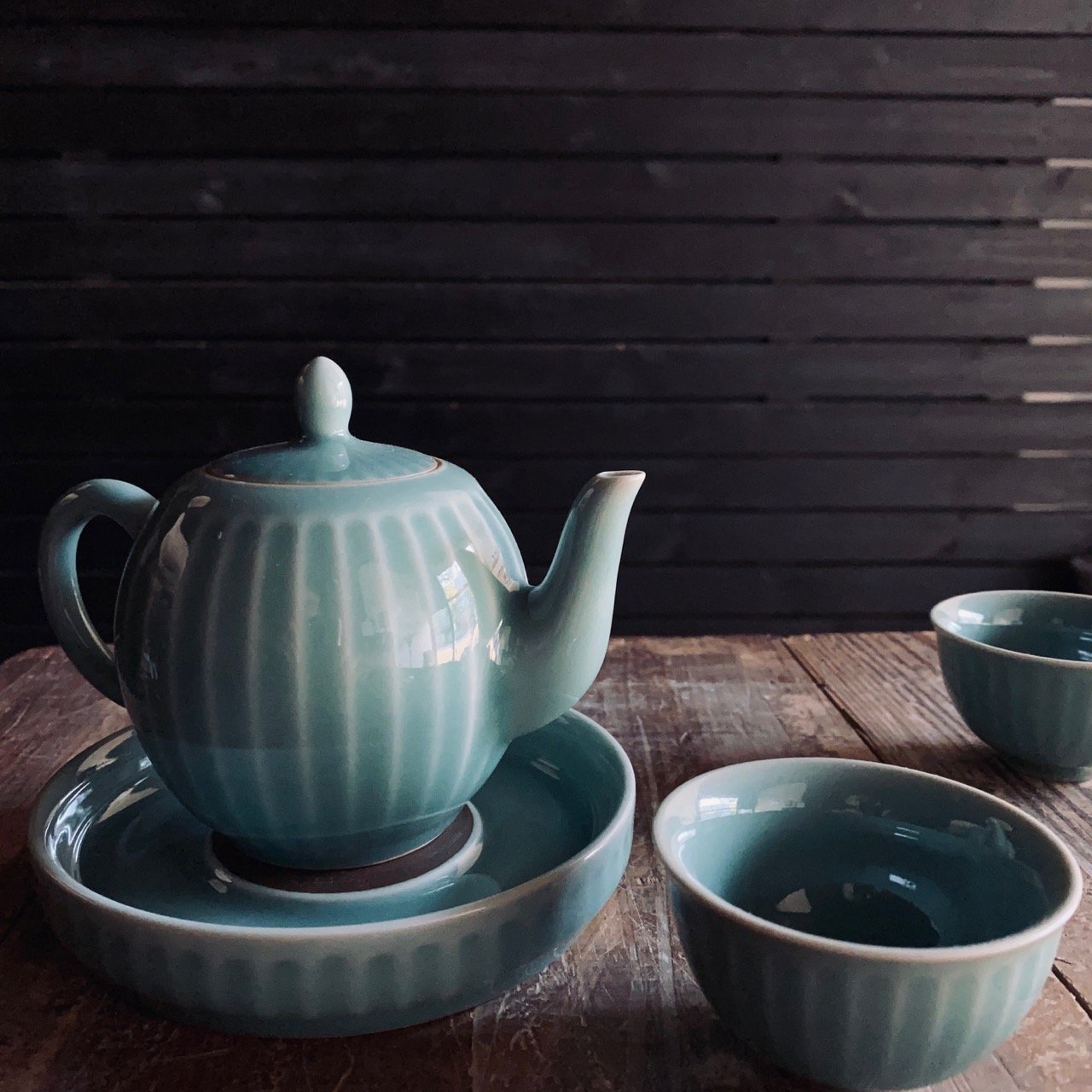 Celadon Tea Set - O-FIVE RARE TEA BAR