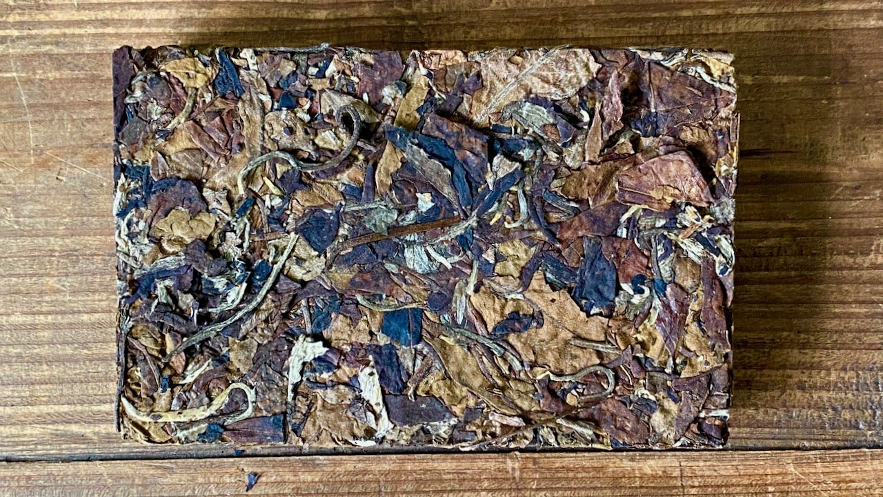 HEIRLOOM (Da Bai) - Jinggu White Tea Brick - O-FIVE RARE TEA BAR