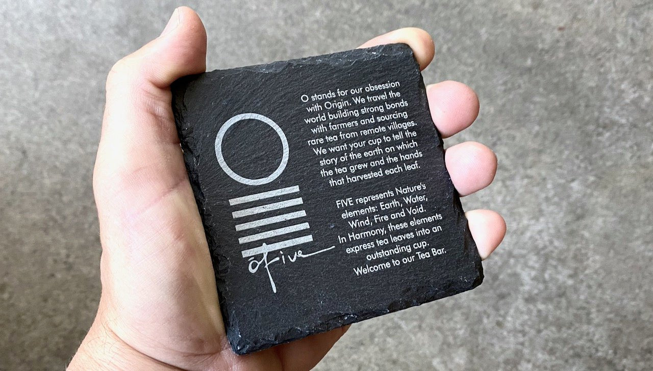 O5 Y11 | ENGRAVED STONE + 1Y MEMBERSHIP - O-FIVE RARE TEA BAR