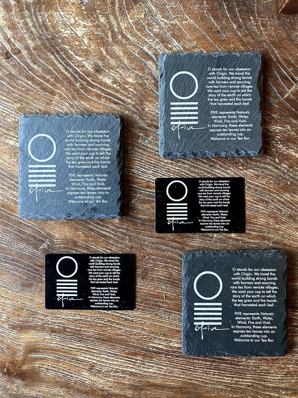 O5 Y11 | ENGRAVED STONE + 1Y MEMBERSHIP - O-FIVE RARE TEA BAR
