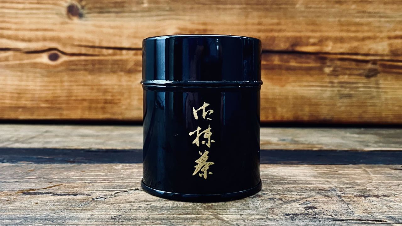 TIN FOR MATCHA | re-fillable, airtight - O-FIVE RARE TEA BAR