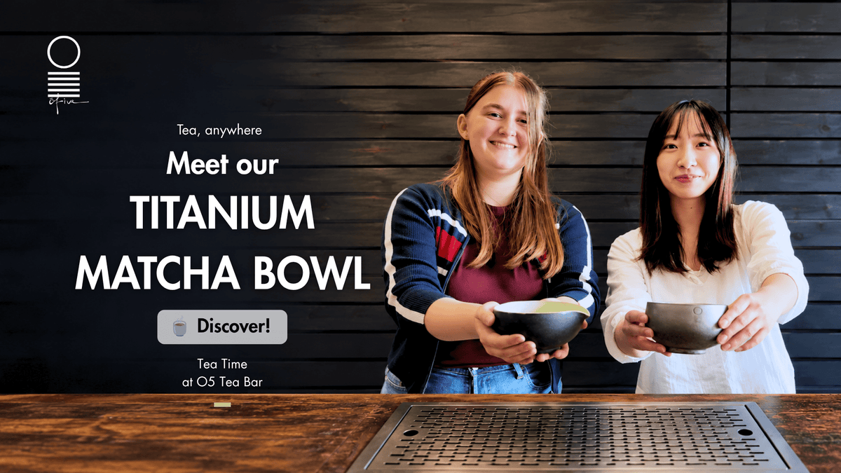 Titanium vs. Ceramic Matcha Bowl: Does Matcha Taste Different? - O5 RARE TEA BAR