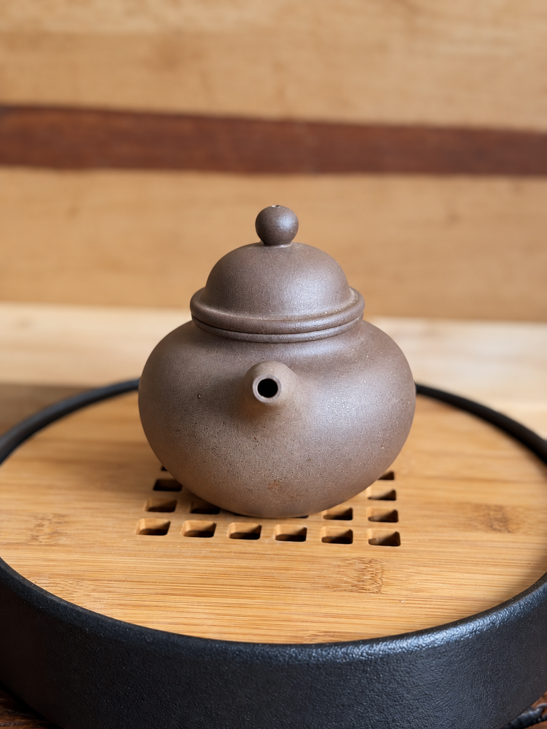 Yixing Dragon-Kiln Teapot #2 | Duoqiu Style, 380ml