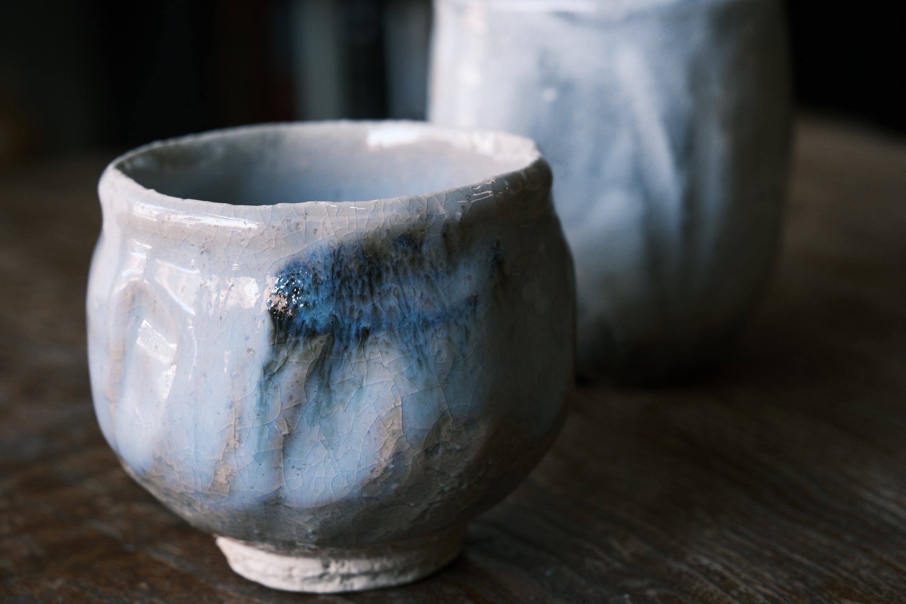 Japanese Hagi-yaki texture Cups | Hagi Glaze (萩焼)
