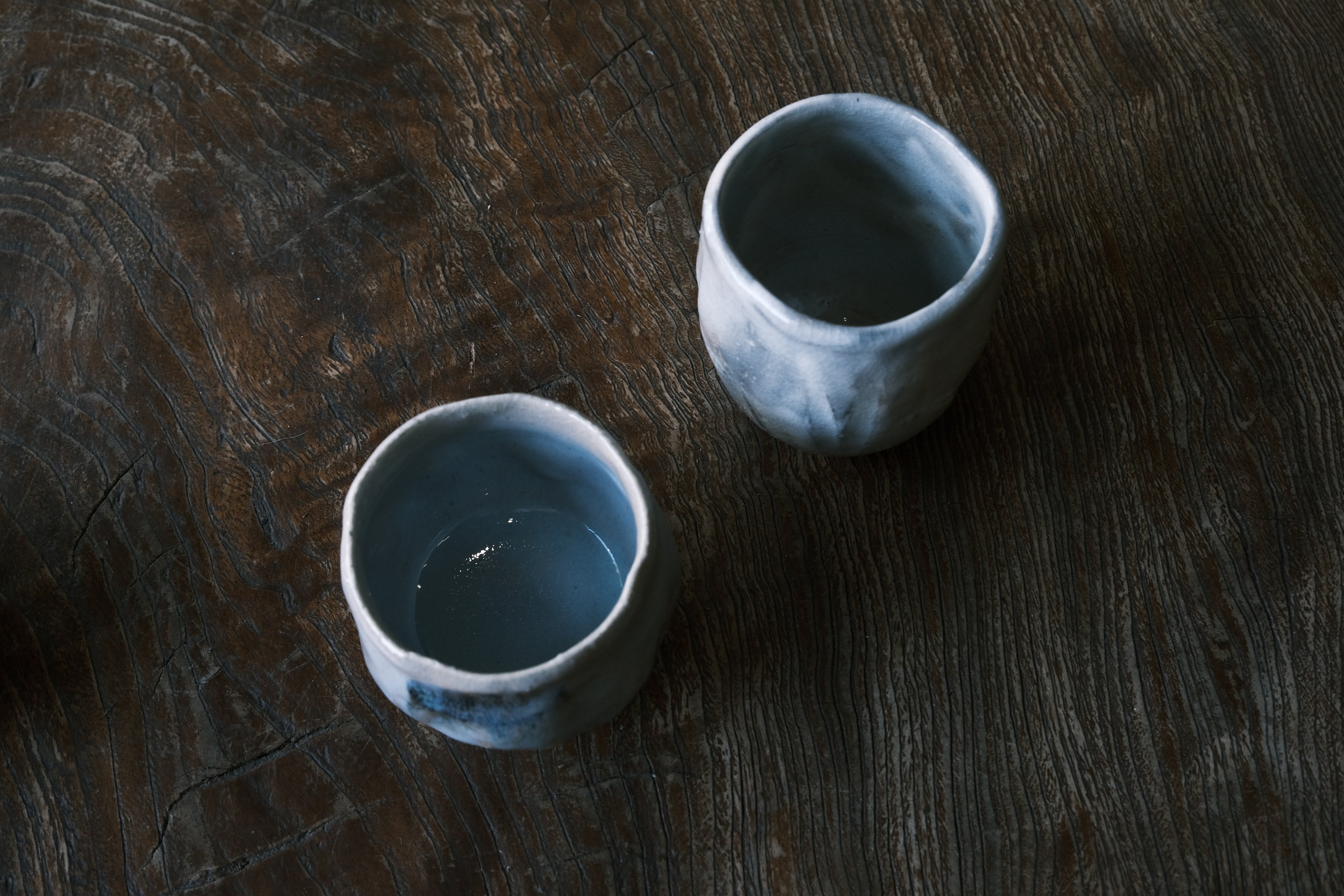 Japanese Hagi-yaki texture Cups | Hagi Glaze (萩焼)