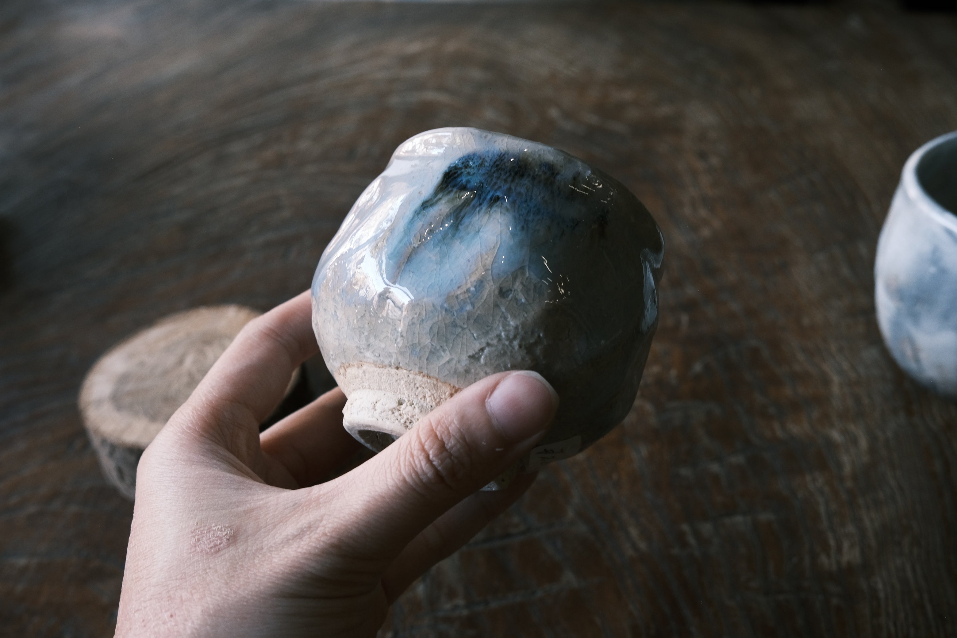 Japanese Hagi-yaki texture Cups | Hagi Glaze (萩焼)