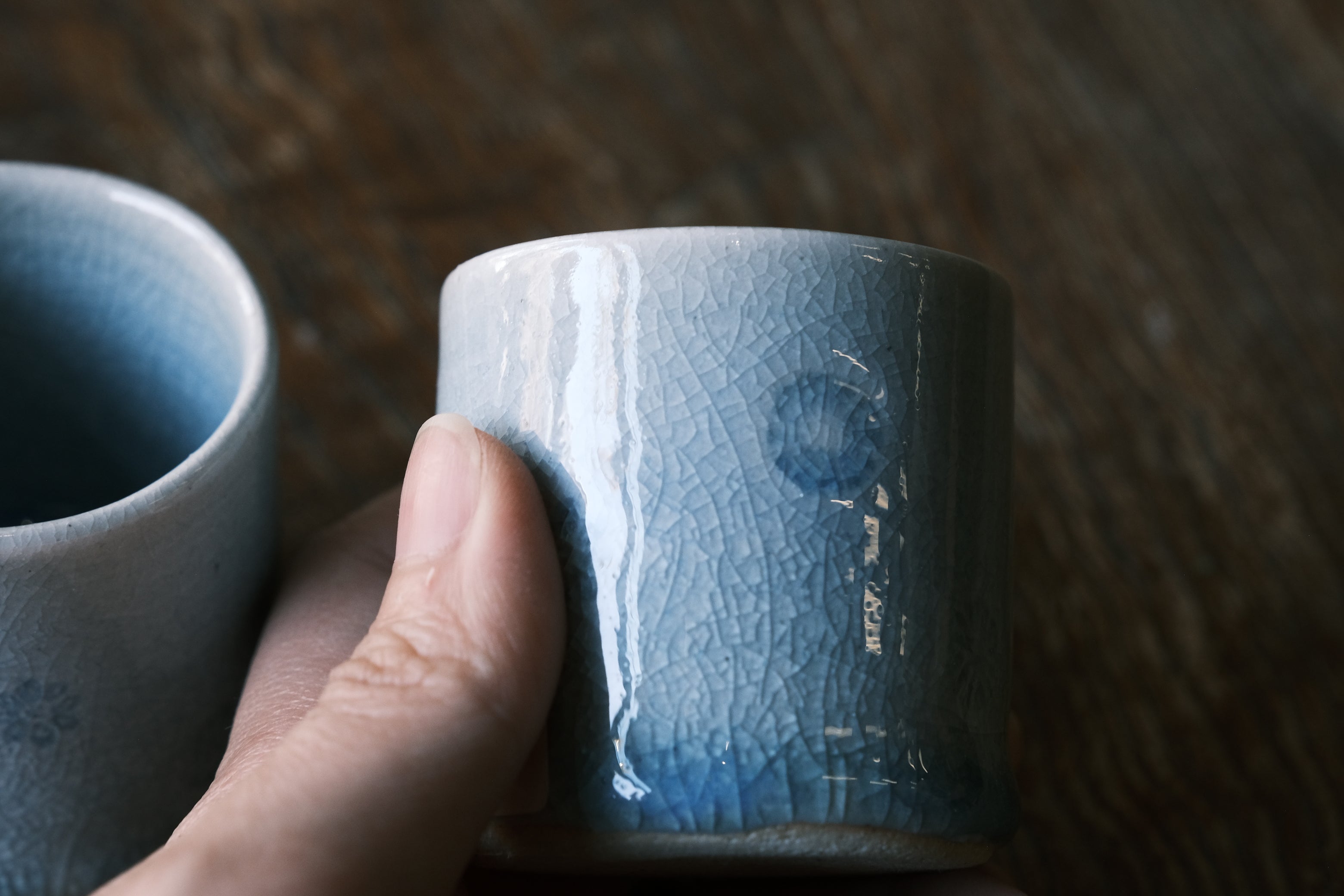 Japanese Hagi-yaki texture Cups | Hagi Glaze (萩焼)