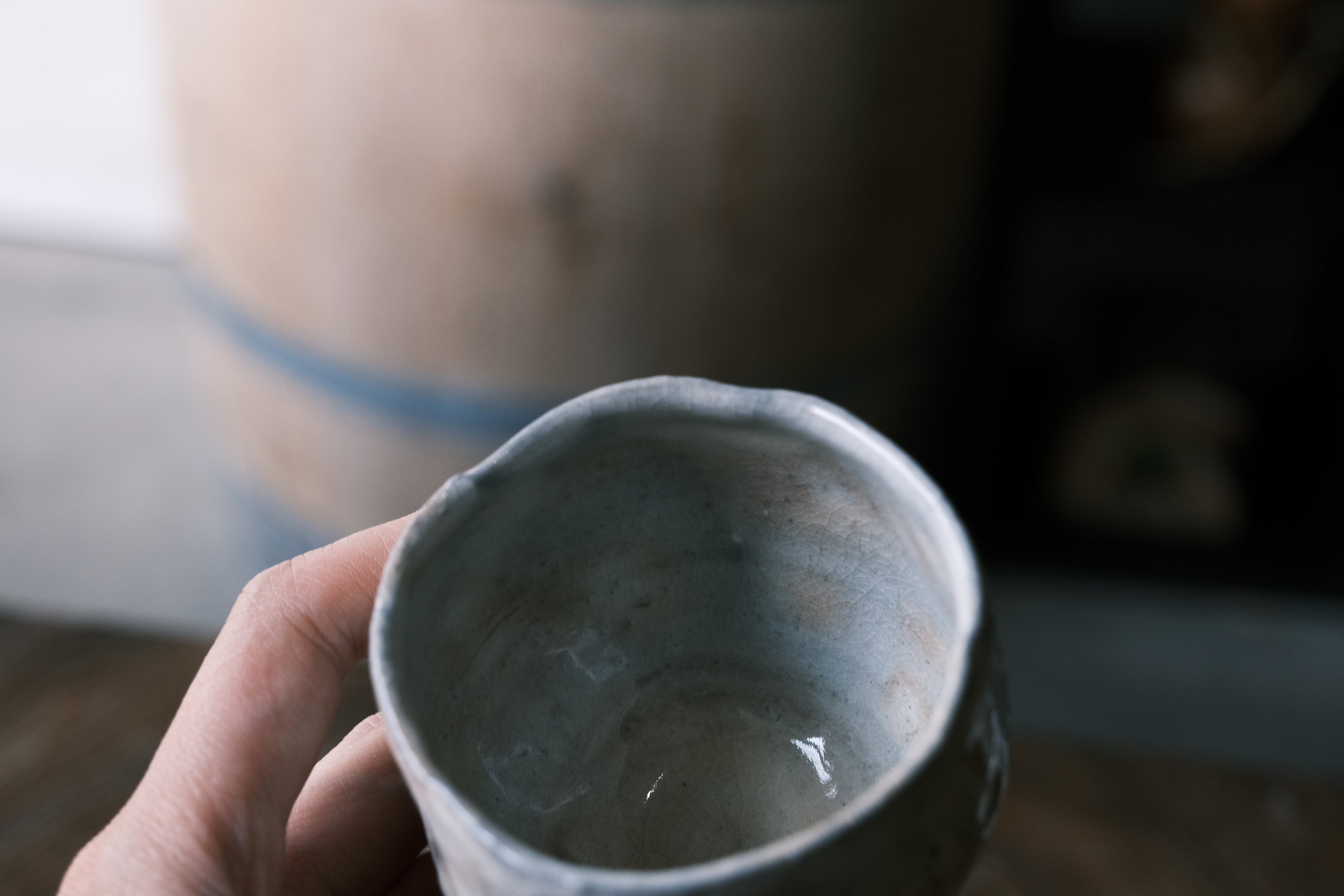 Japanese Hagi-yaki texture Cups | Hagi Glaze (萩焼)