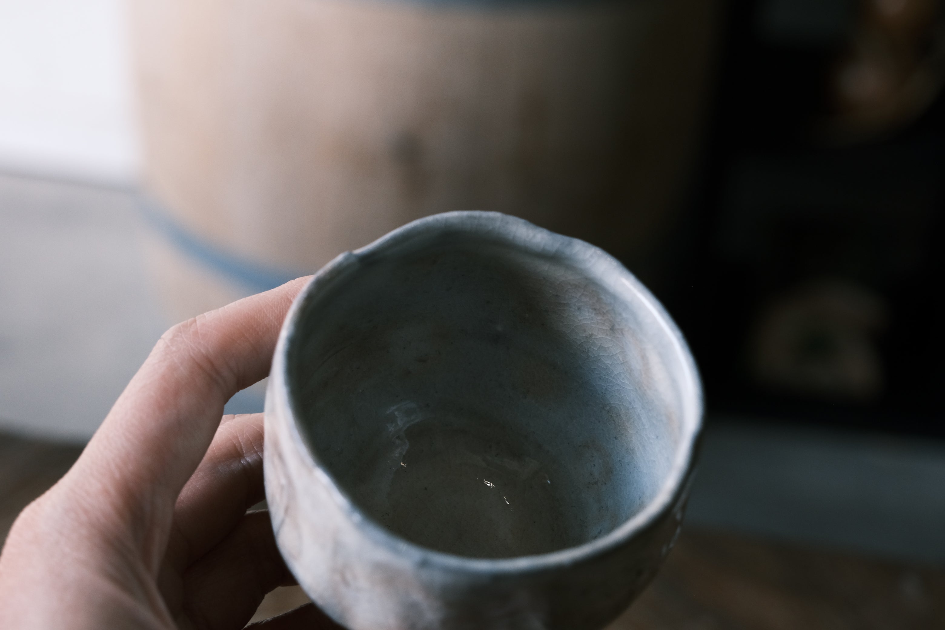 Japanese Hagi-yaki texture Cups | Hagi Glaze (萩焼)