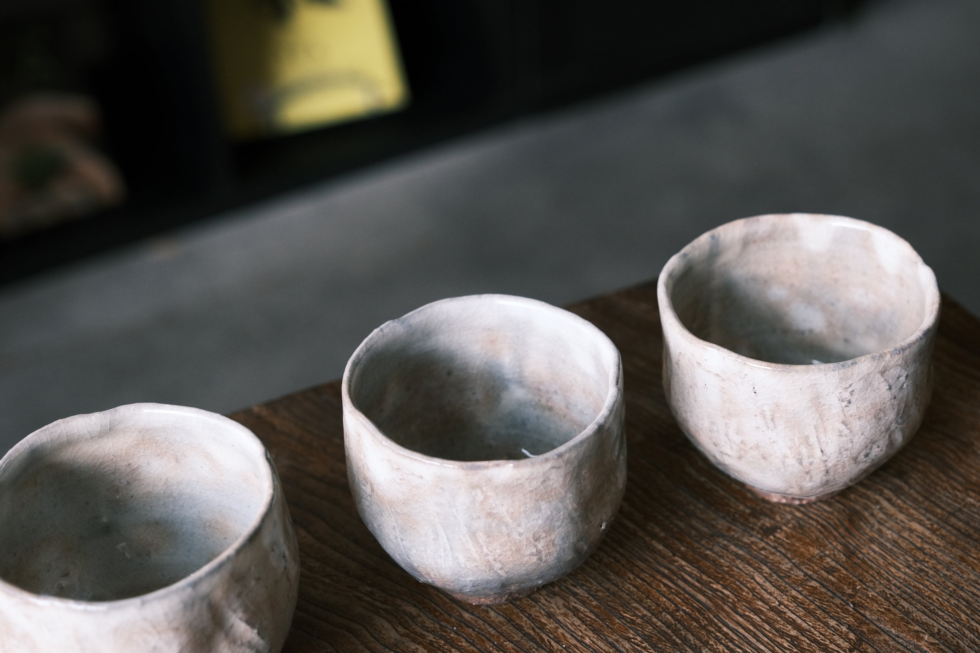 Japanese Hagi-yaki texture Cups | Hagi Glaze (萩焼)