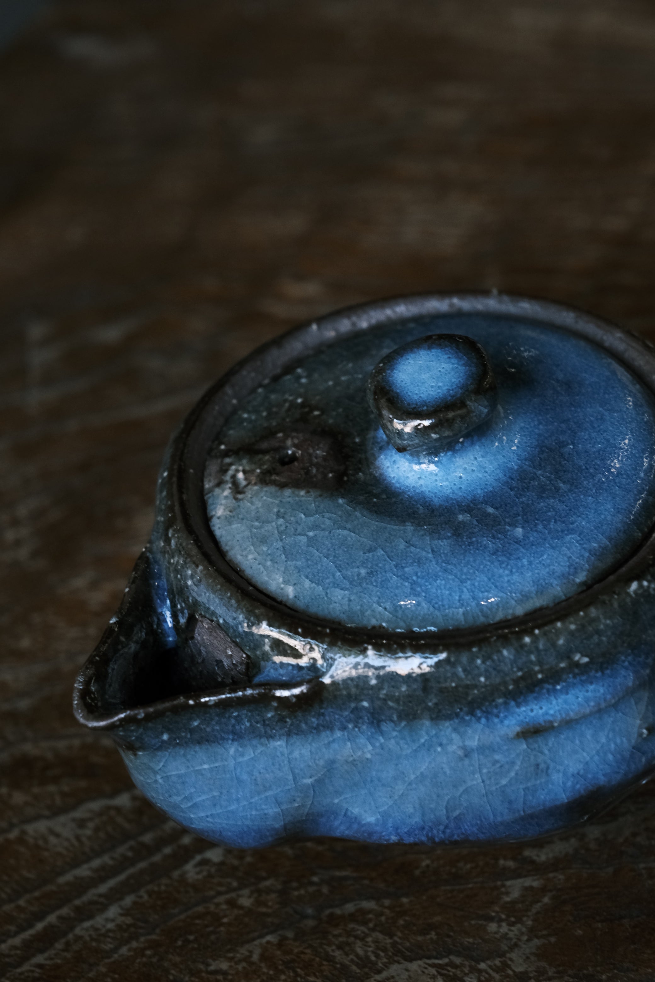 Japanese Hagi-yaki Houhin No Handle Tea pot | Hagi Glaze (萩焼)
