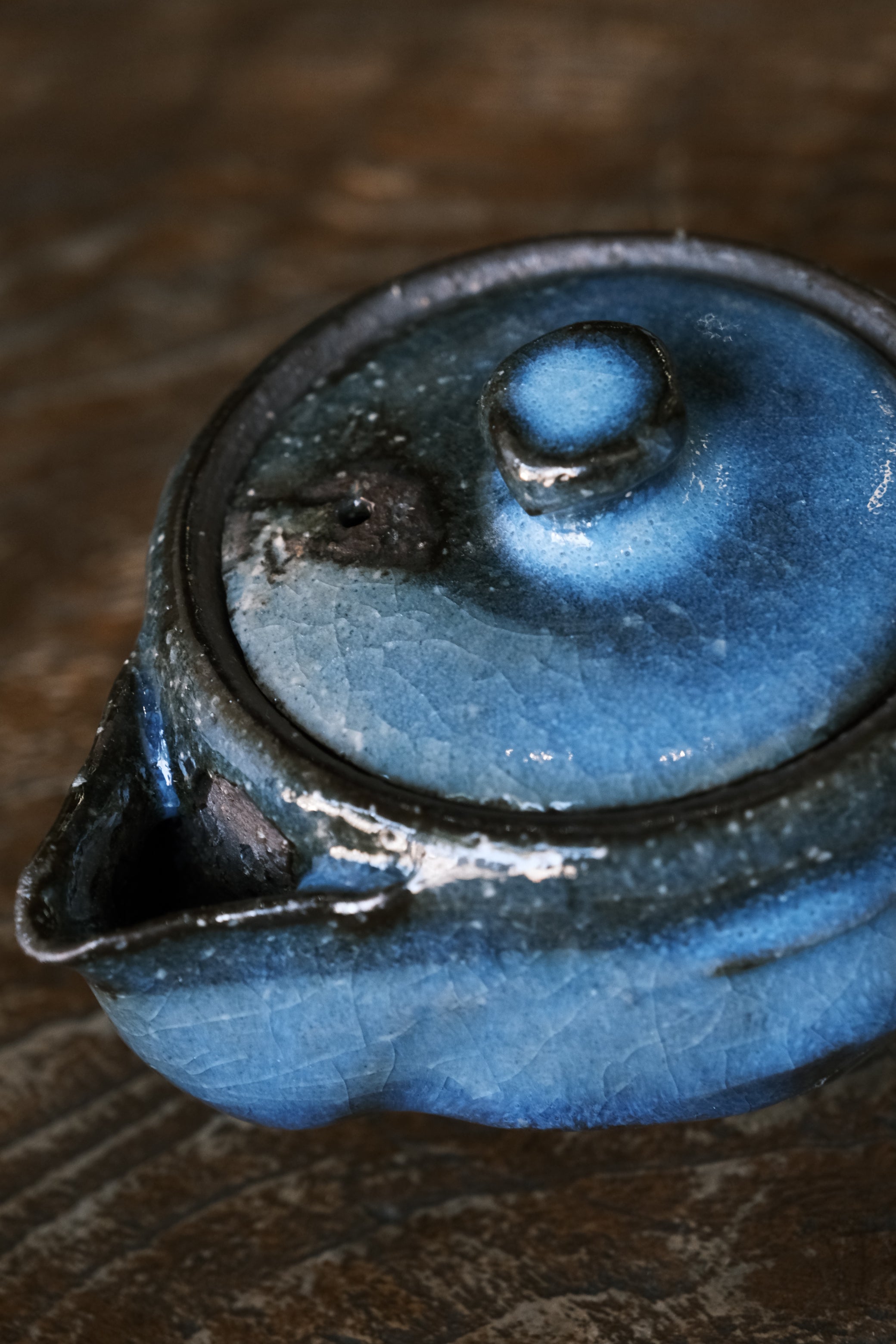 Japanese Hagi-yaki Houhin No Handle Tea pot | Hagi Glaze (萩焼)