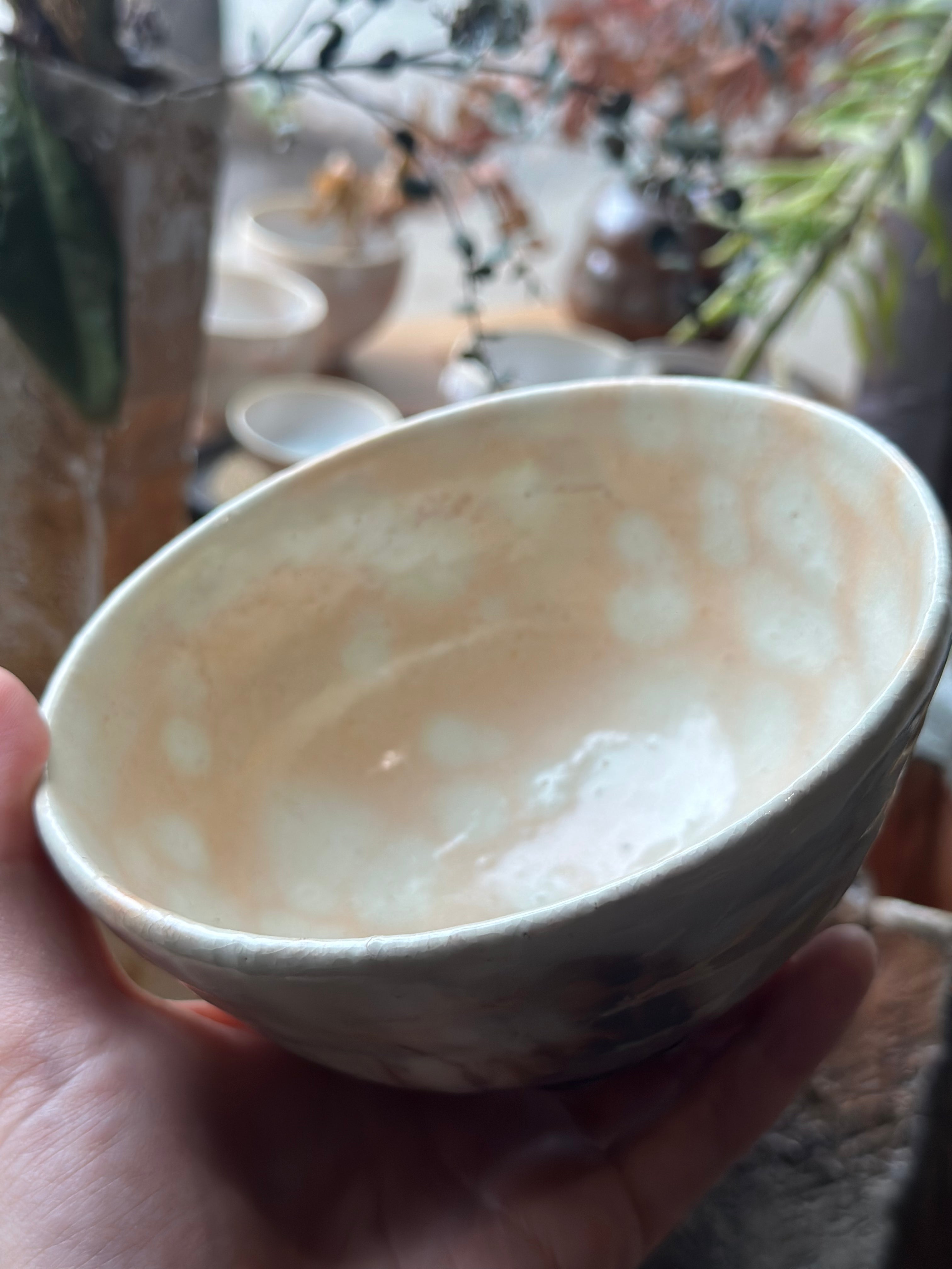 Japanese Chawan Tea Bowl | Hagiyaki Tea Ware (萩燒)
