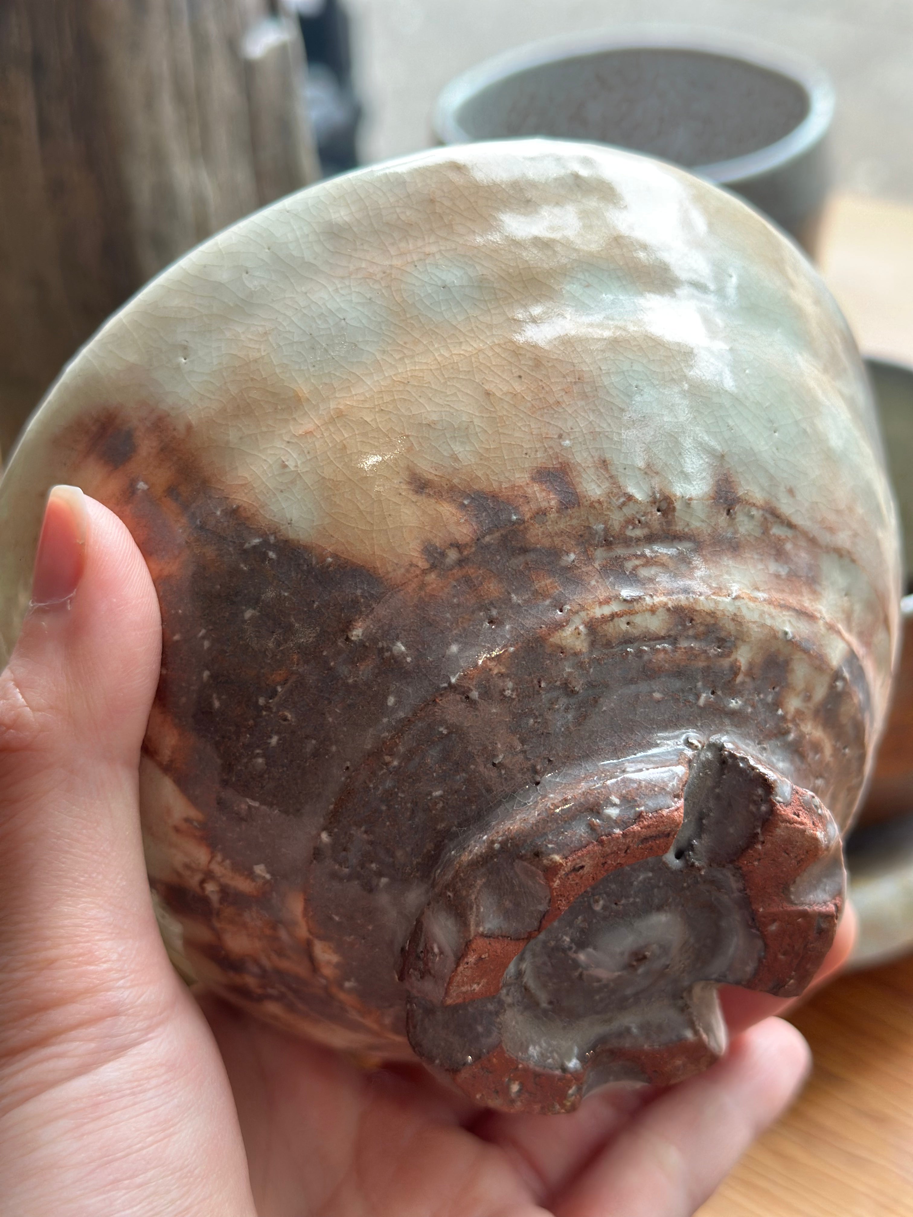Japanese Chawan Tea Bowl | Hagiyaki Tea Ware (萩燒)
