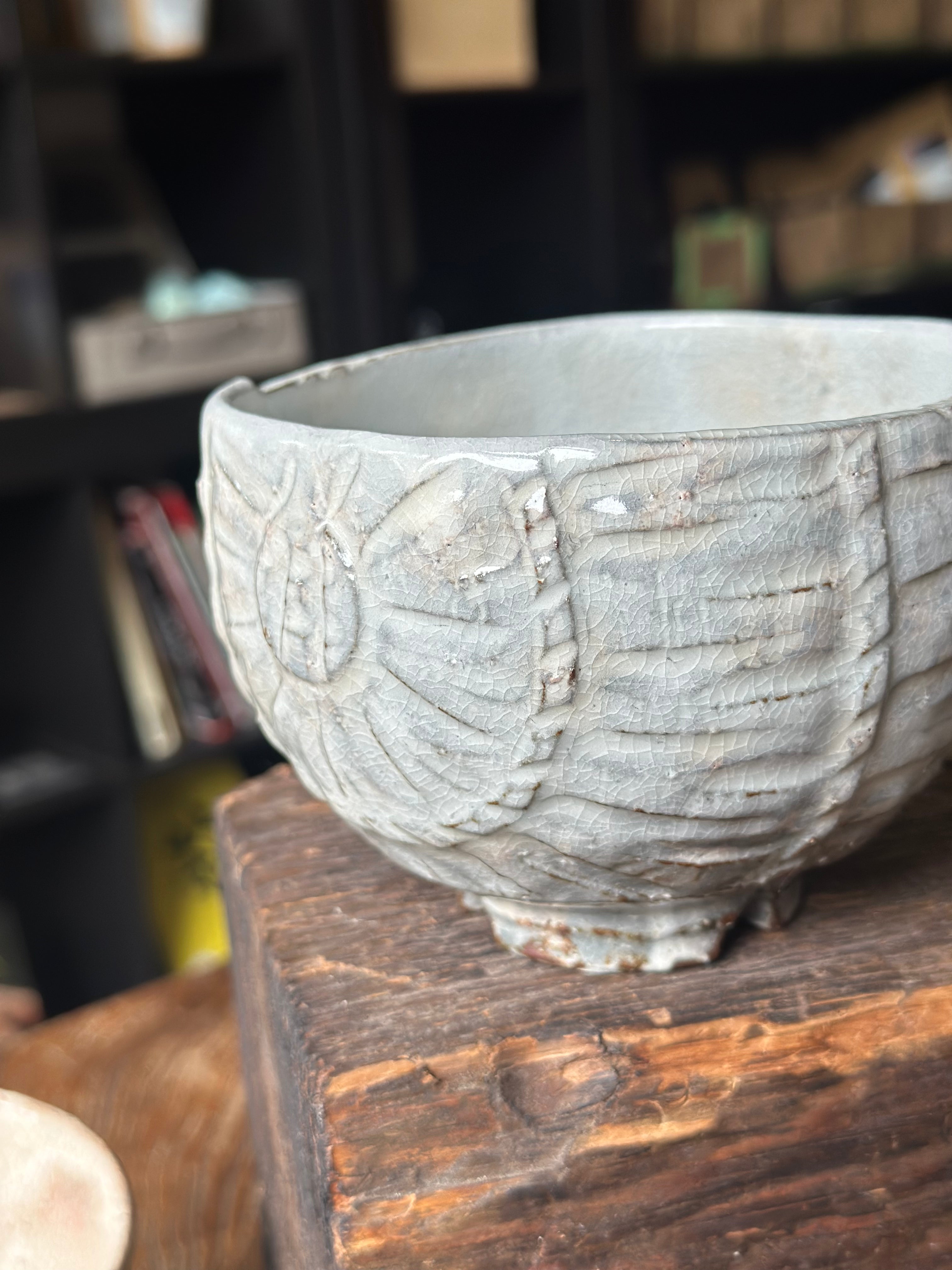 Japanese Chawan Tea Bowl | Hagiyaki Tea Ware (萩燒)