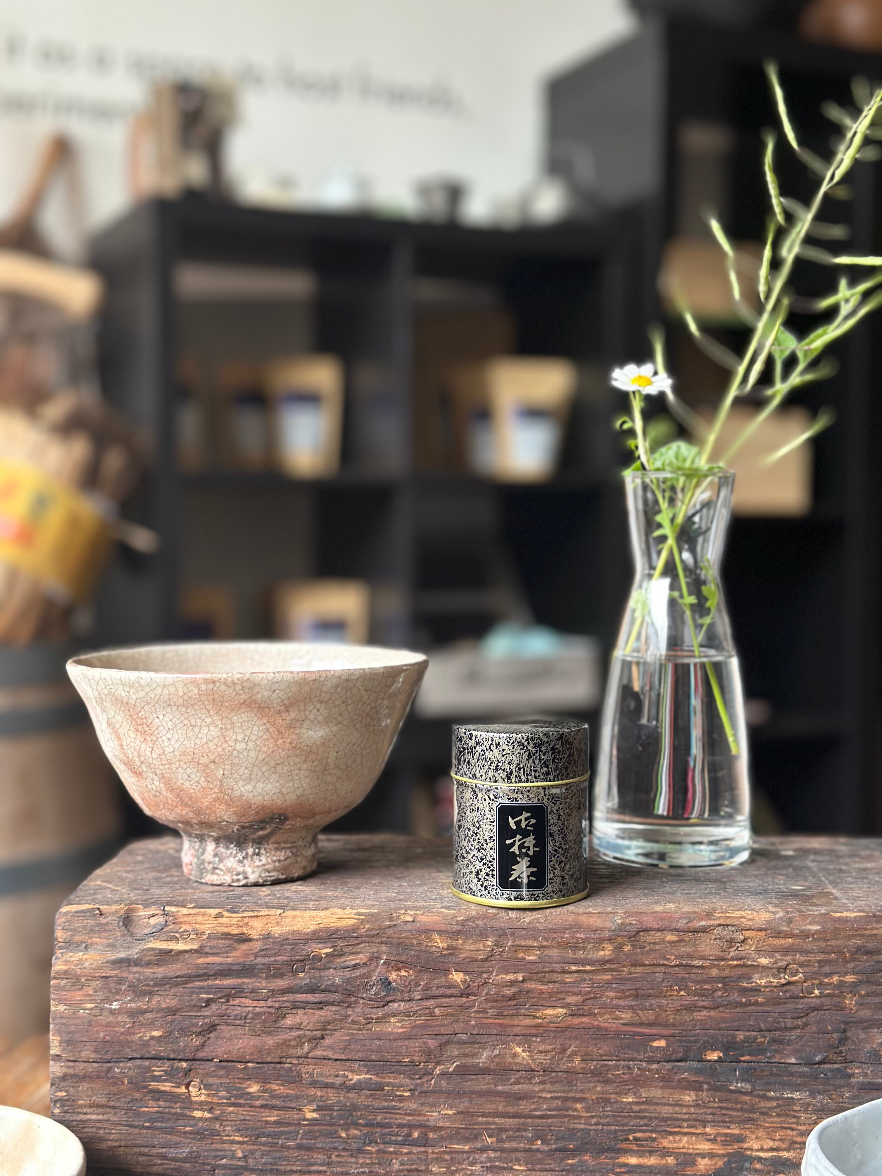 Japanese Chawan Tea Bowl | Hagiyaki Tea Ware (萩燒)