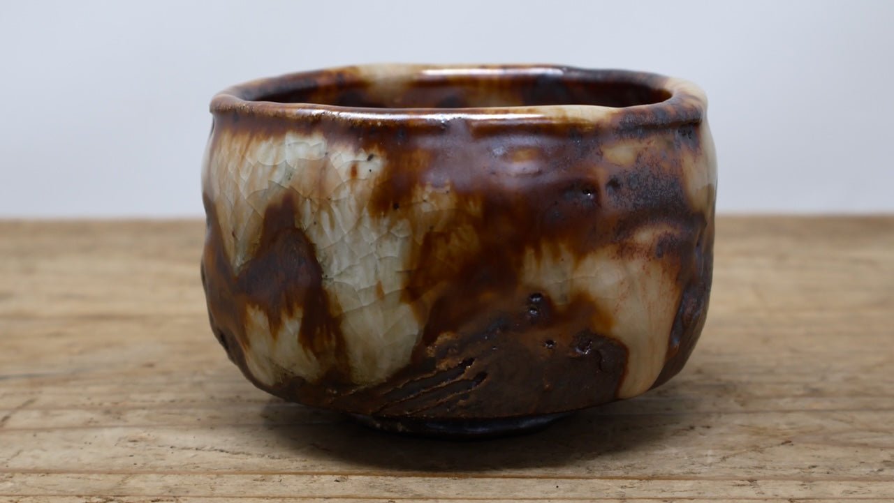 CHAWAN #2412 - 1 | Matcha Bowl by Robert Stickney <+Matcha> - O - FIVE RARE TEA BAR