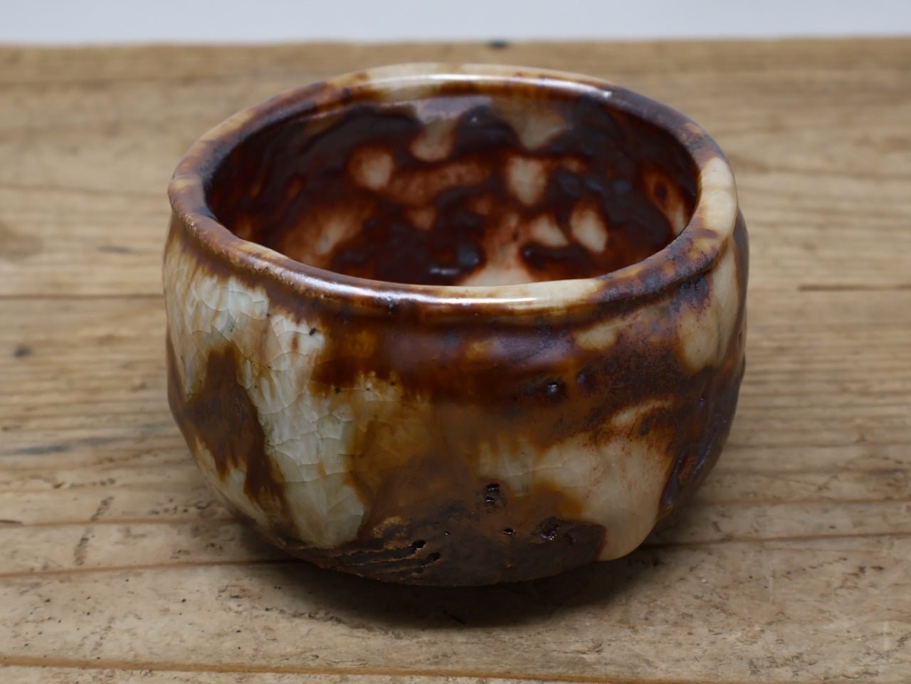 CHAWAN #2412 - 1 | Matcha Bowl by Robert Stickney <+Matcha> - O - FIVE RARE TEA BAR