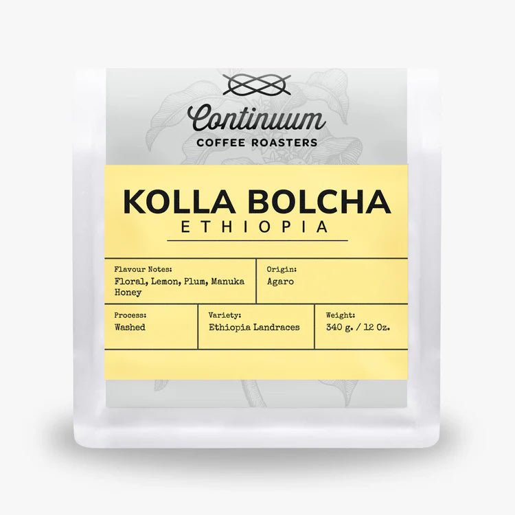 Continuum Coffee Roasters - Kolla Bolcha Ethiopia - O5 RARE TEA BAR