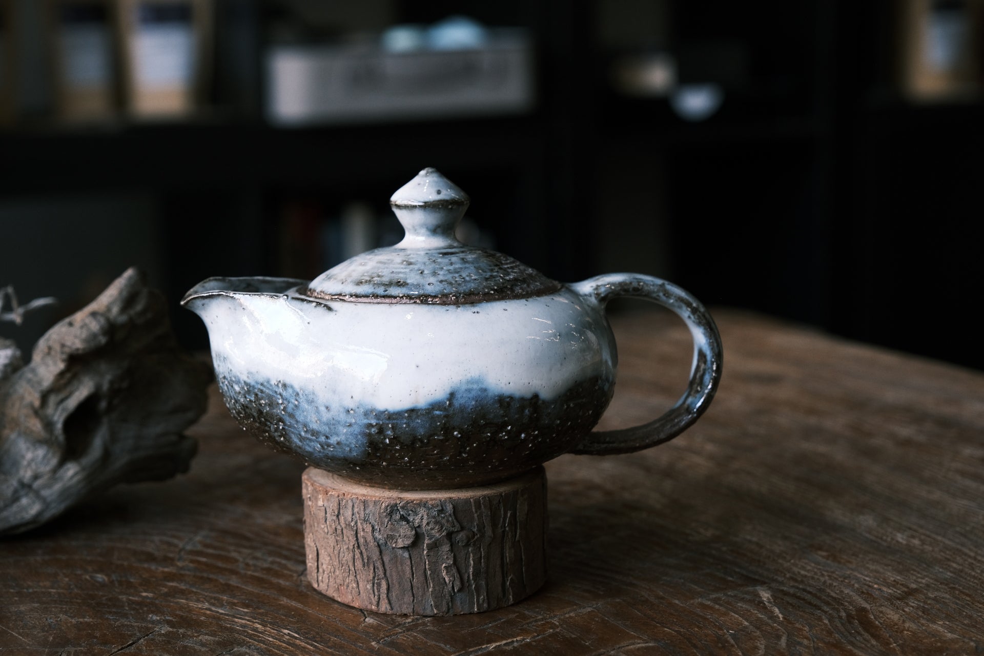 Japanese Hagi-yaki Houhin Tea Pot | Hagi Glaze (萩燒) - O5 RARE TEA BAR