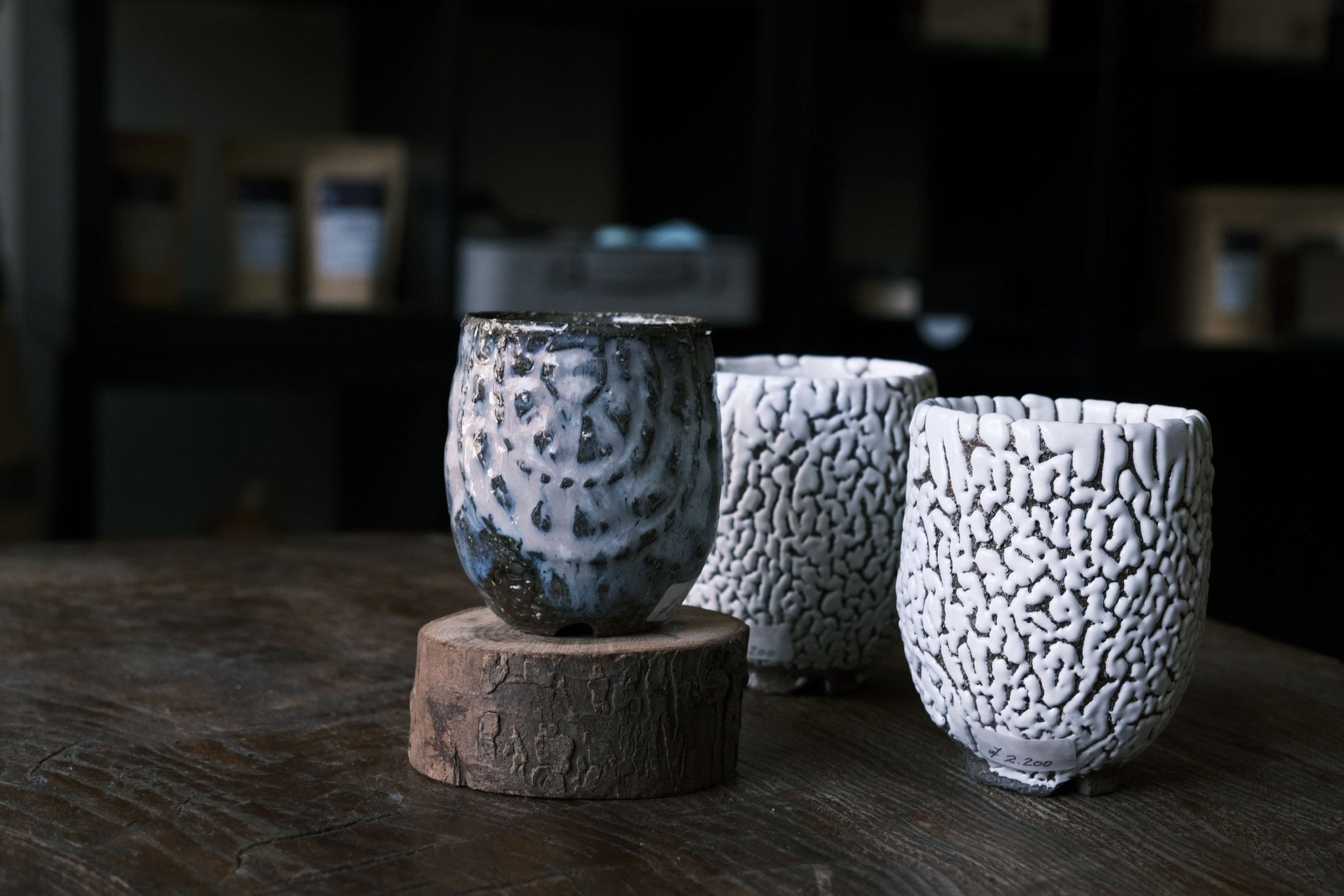Japanese Hagi-yaki Pattern Tea Cup | Kumidashi Tawara Hagi Glaze (萩燒) - O5 RARE TEA BAR