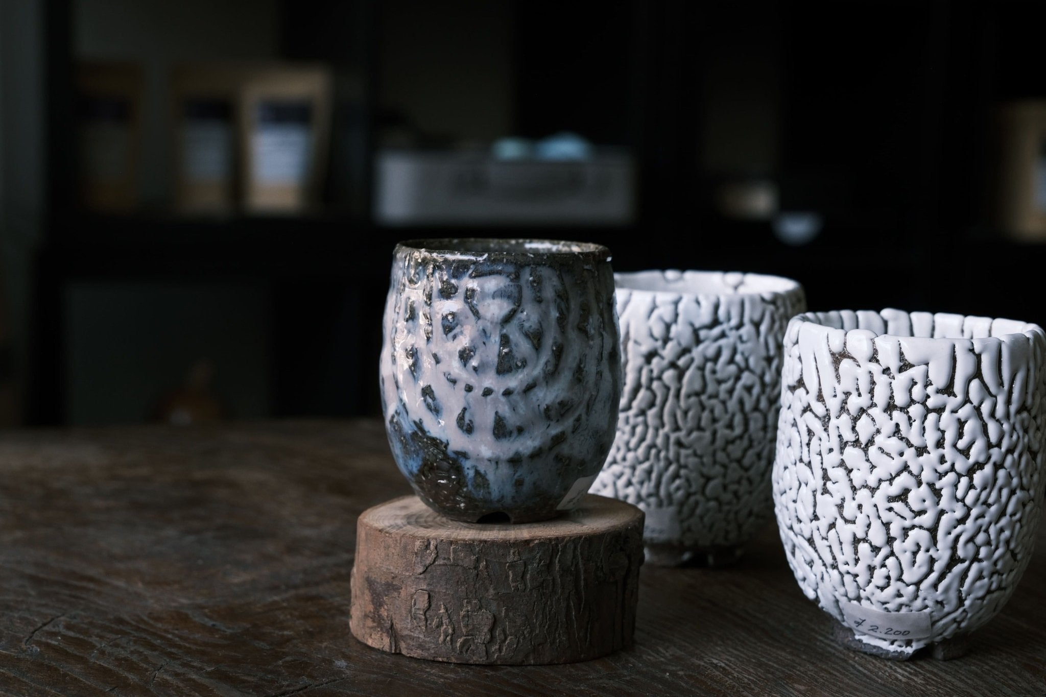 Japanese Hagi-yaki Pattern Tea Cup | Kumidashi Tawara Hagi Glaze (萩燒) - O5 RARE TEA BAR