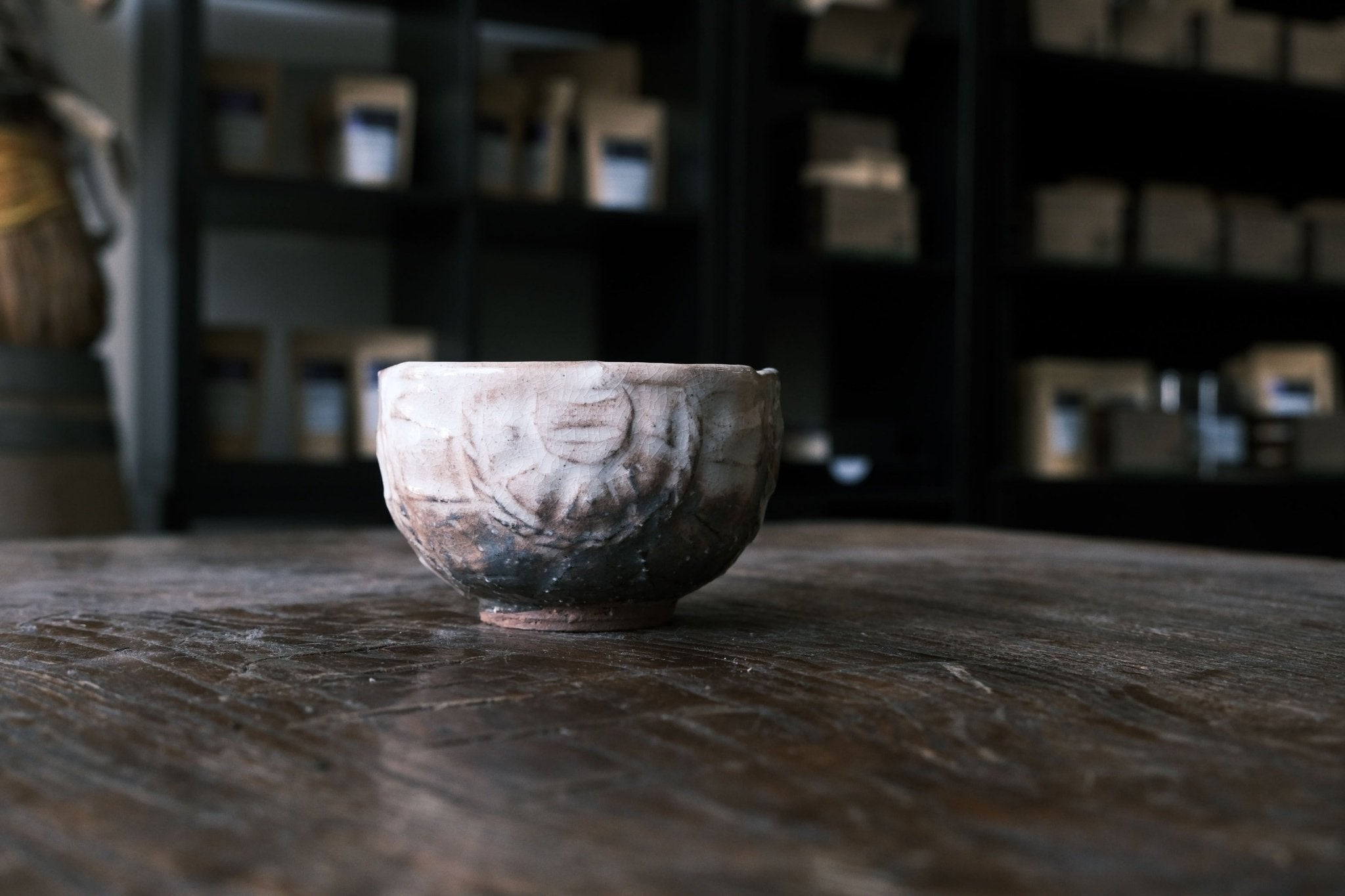 Japanese Hagi-yaki Pattern Tea Cup | Kumidashi Tawara Hagi Glaze (萩燒) - O5 RARE TEA BAR