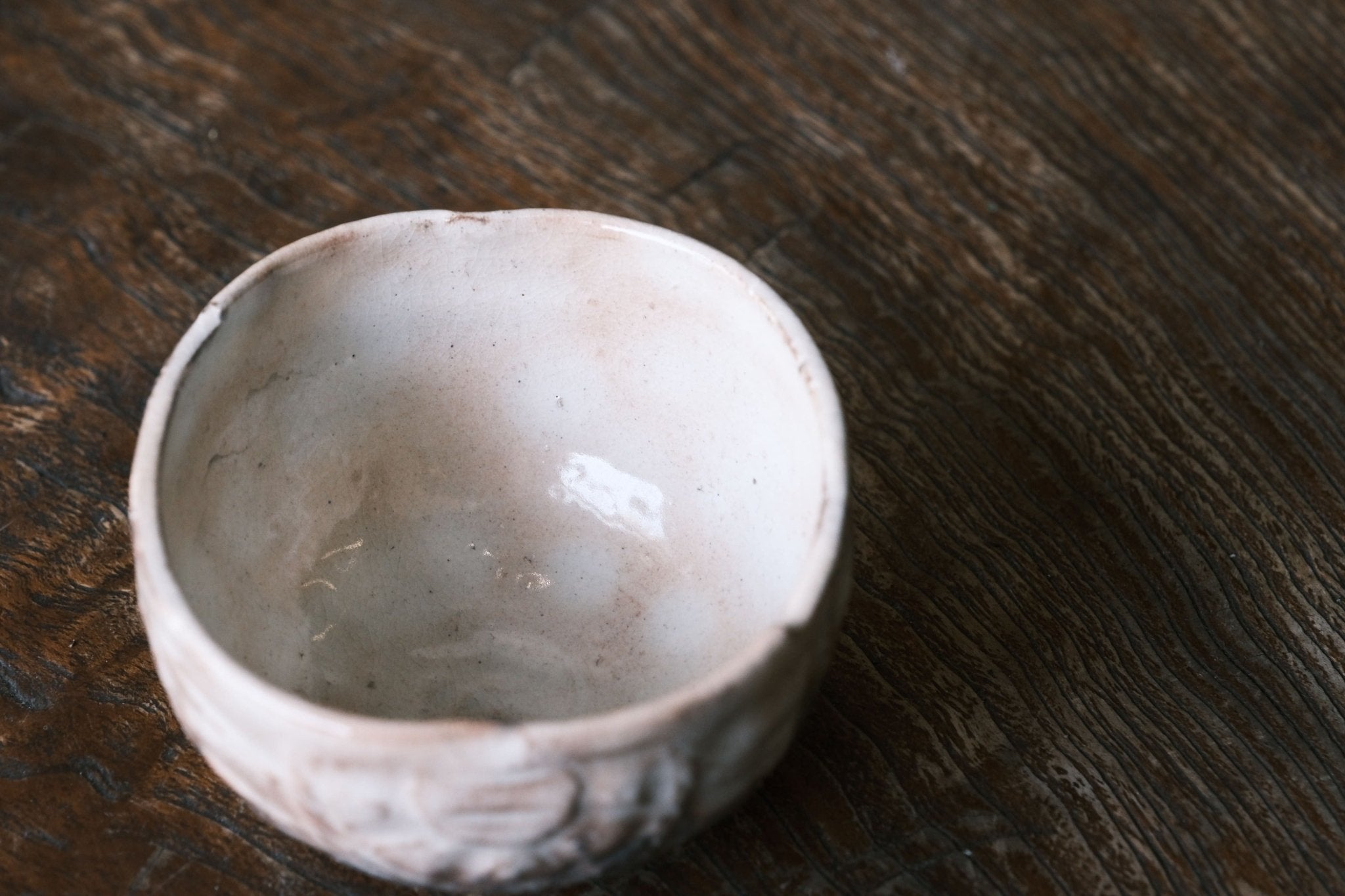 Japanese Hagi-yaki Pattern Tea Cup | Kumidashi Tawara Hagi Glaze (萩燒) - O5 RARE TEA BAR