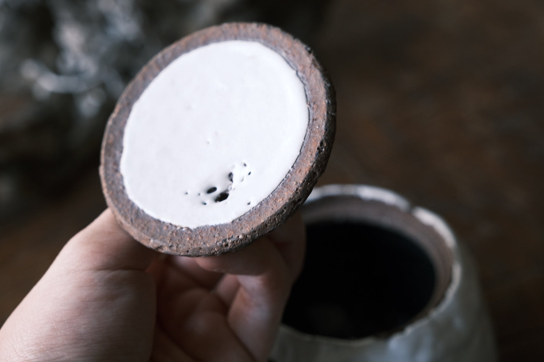 Japanese Hagi-yaki Tea Pot | White Hagi Glaze (萩燒) - O5 RARE TEA BAR