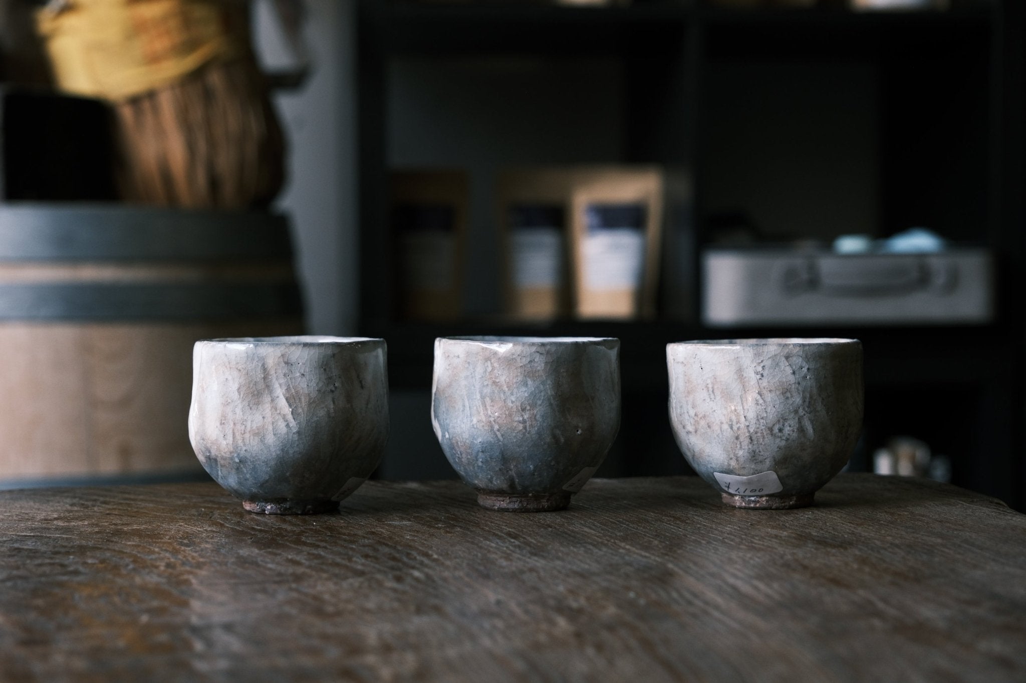 Japanese Hagi-yaki texture Cups | Hagi Glaze (萩焼) - O5 RARE TEA BAR