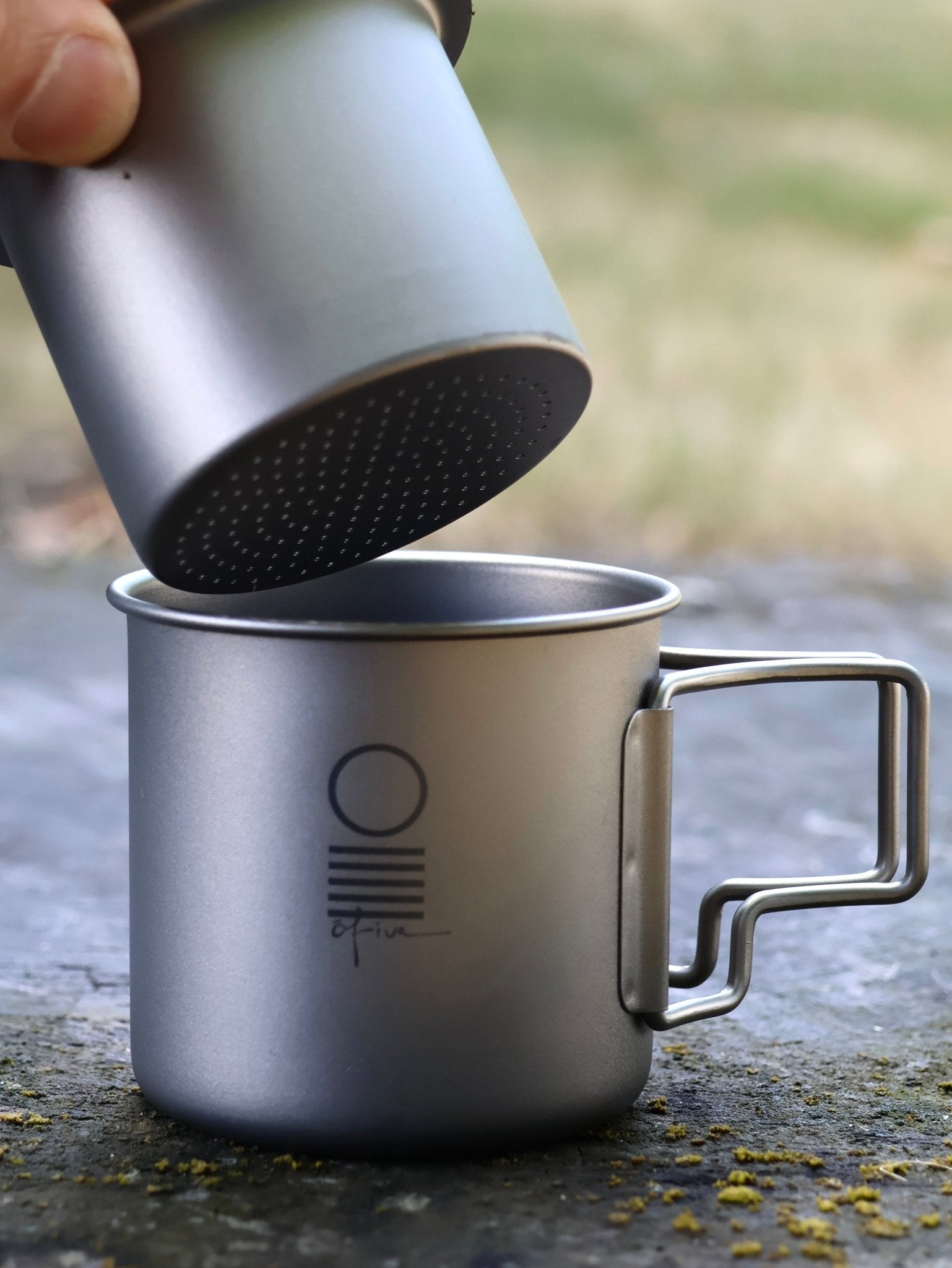 O5 |TITANIUM CUP + INFUSER [200ml] - O5 RARE TEA BAR
