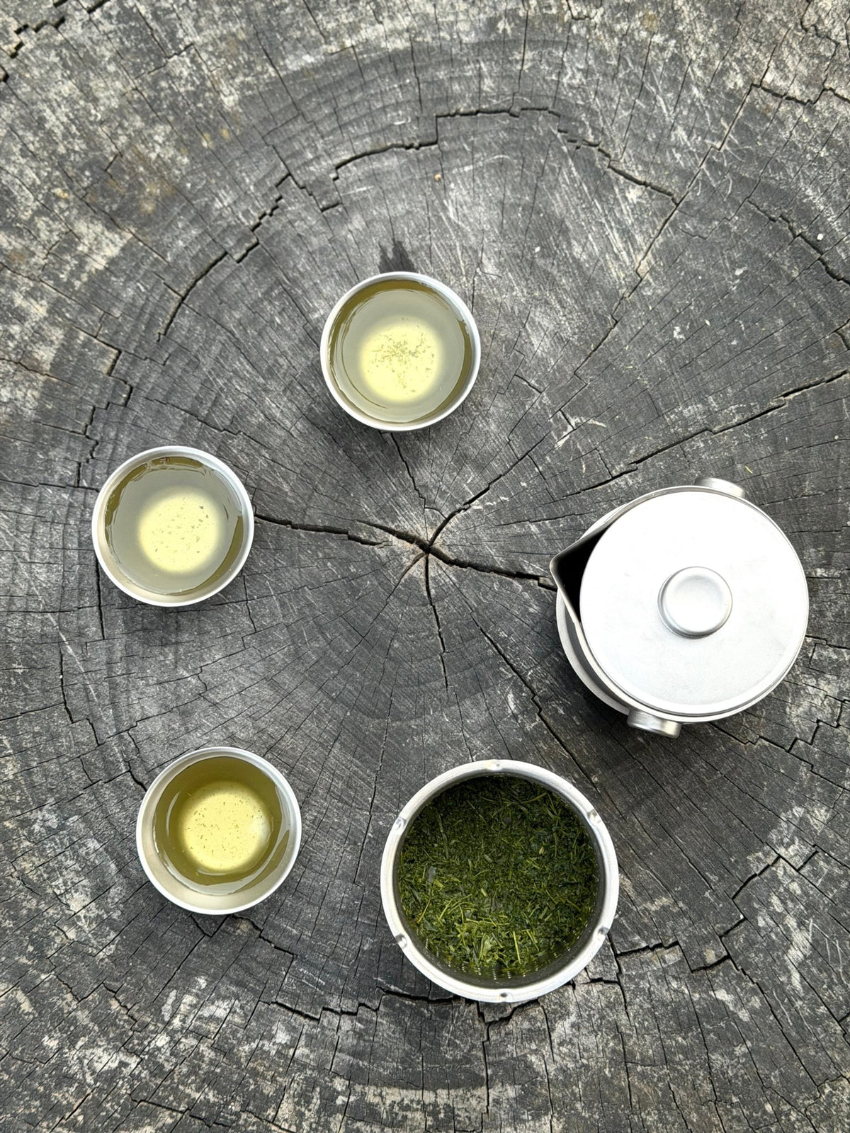 O5 TITANIUM HOHIN TEA SET (150ml Teapot + 3 Cups) - O5 RARE TEA BAR