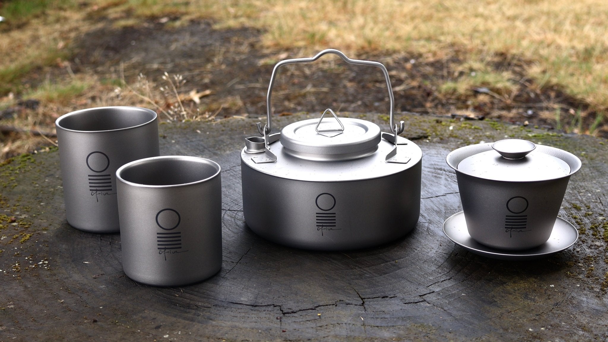 O5 | TITANIUM KETTLE + TEA STRAINER [750ml] - O5 RARE TEA BAR