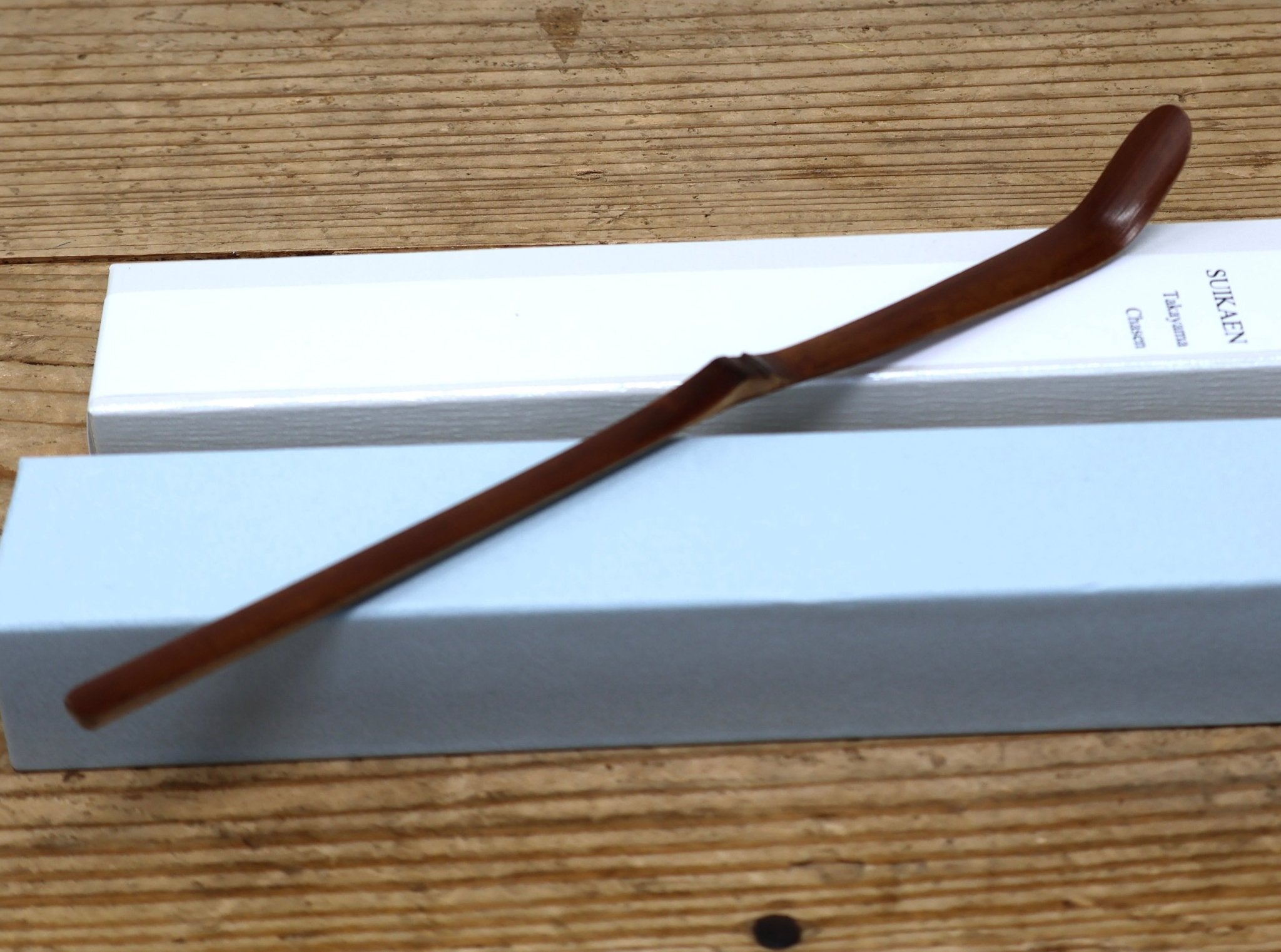 SUSUTAKE "SOOTED BAMBOO" CHASHAKU | TANIMURA YASABURO - O - FIVE RARE TEA BAR