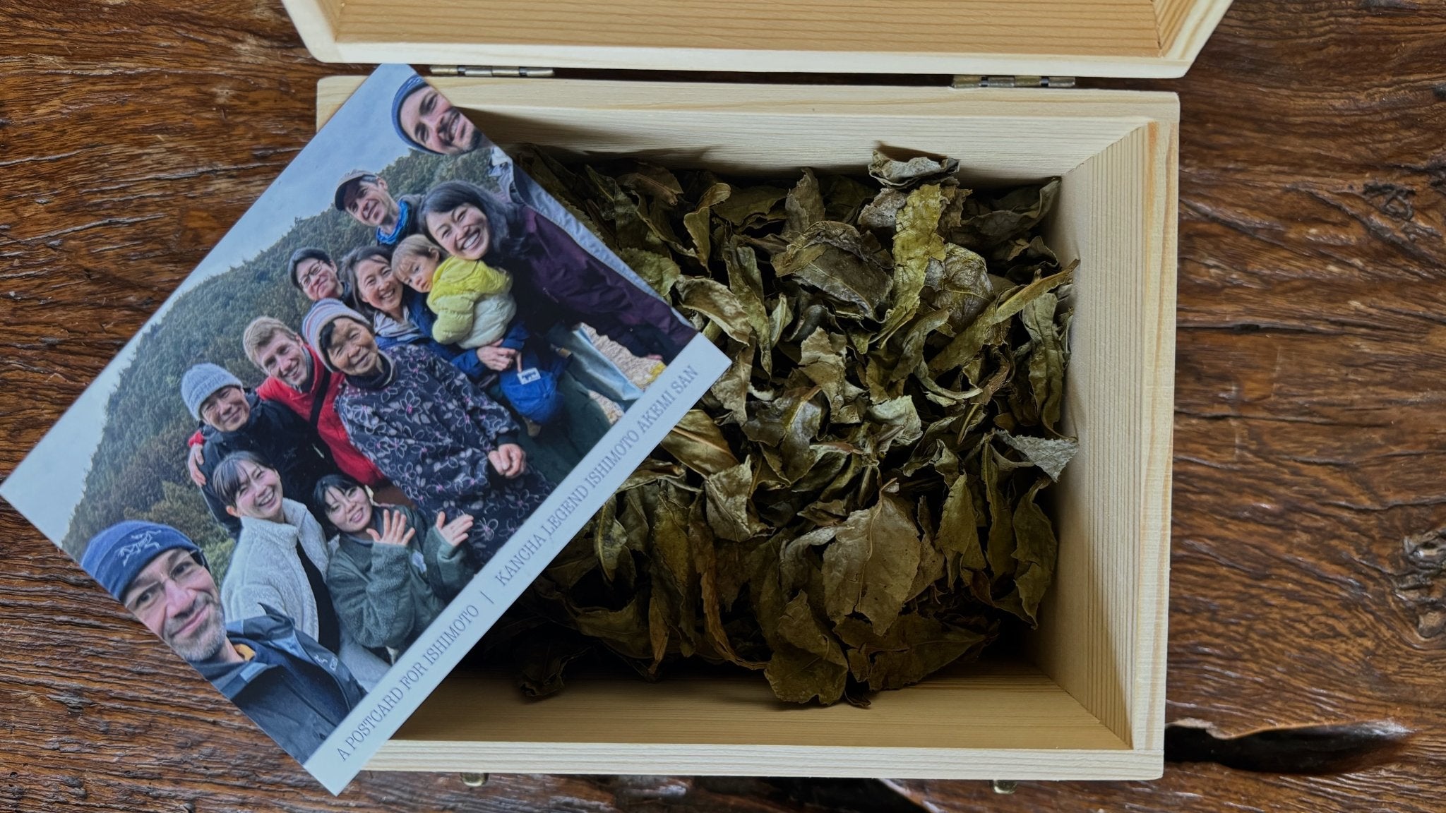 TEA CHEST + CULTURE QUEST | Ishimoto Akemi's Winter Tea (Kancha) - O - FIVE RARE TEA BAR