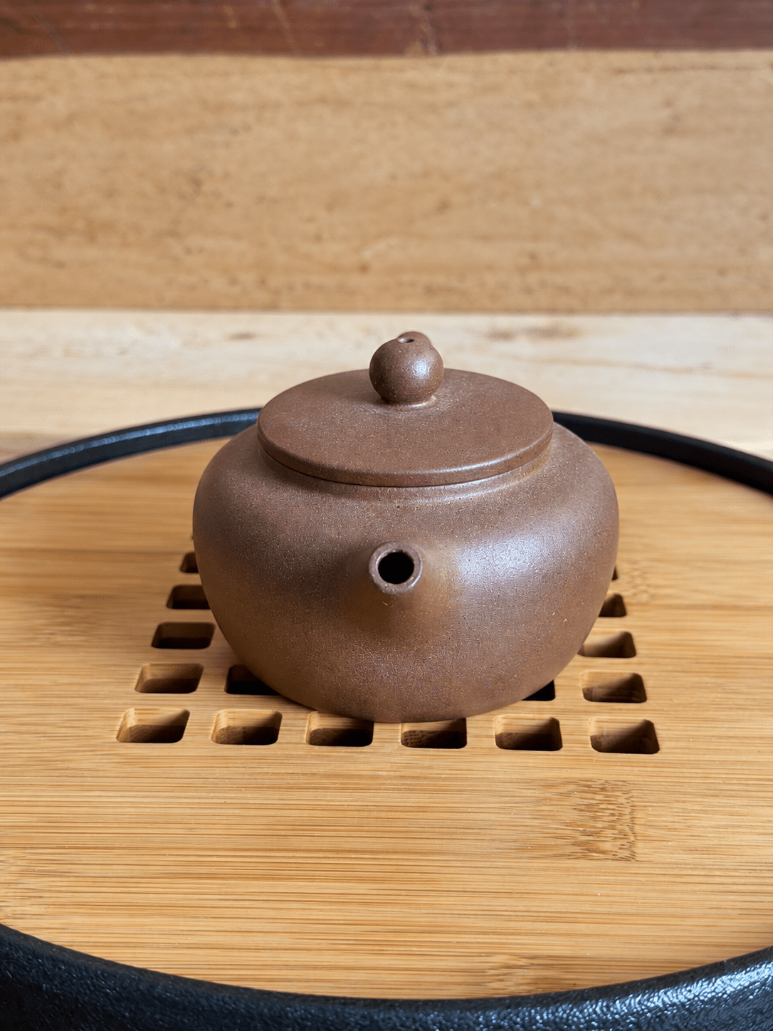 Yixing Dragon-Kiln Teapot #6 | Bianyuanhu, 140ml - O5 RARE TEA BAR