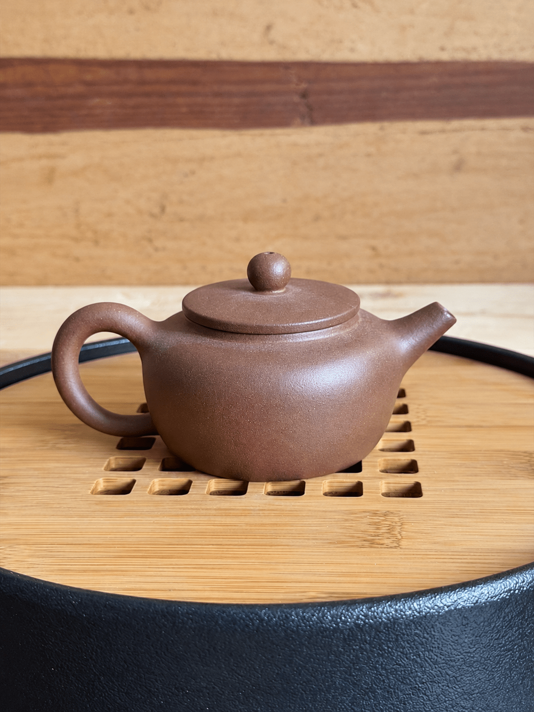 Yixing Dragon-Kiln Teapot #6 | Bianyuanhu, 140ml - O5 RARE TEA BAR