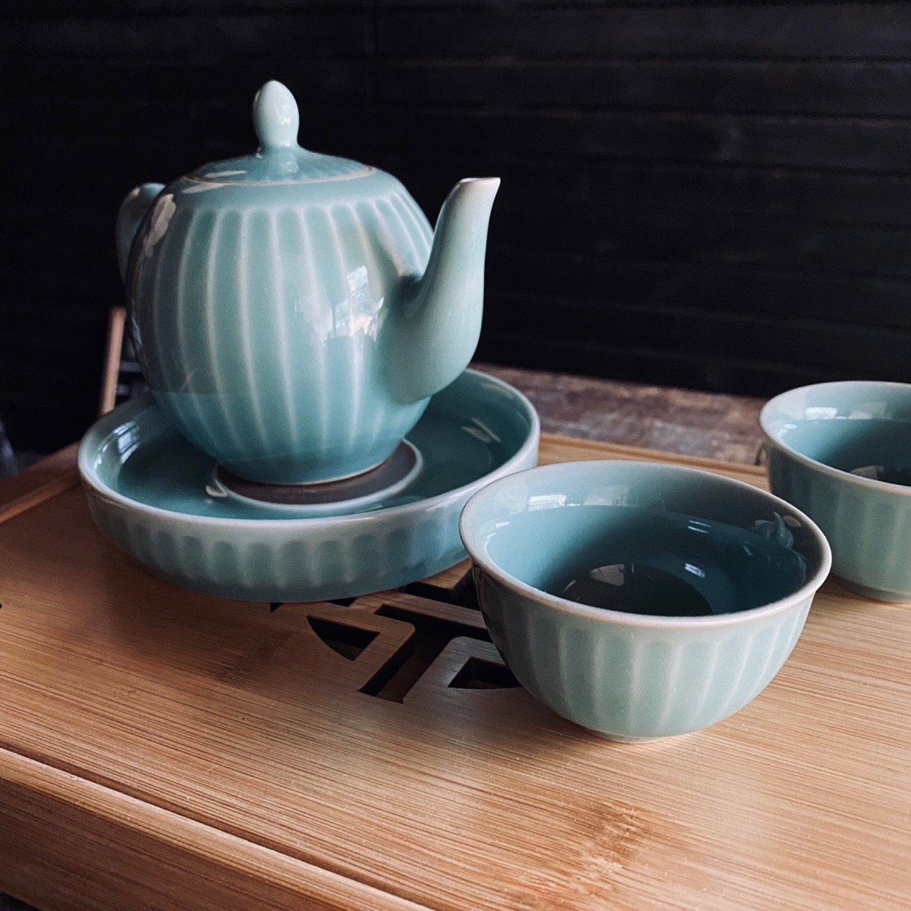 Celadon Tea Set - O-FIVE RARE TEA BAR