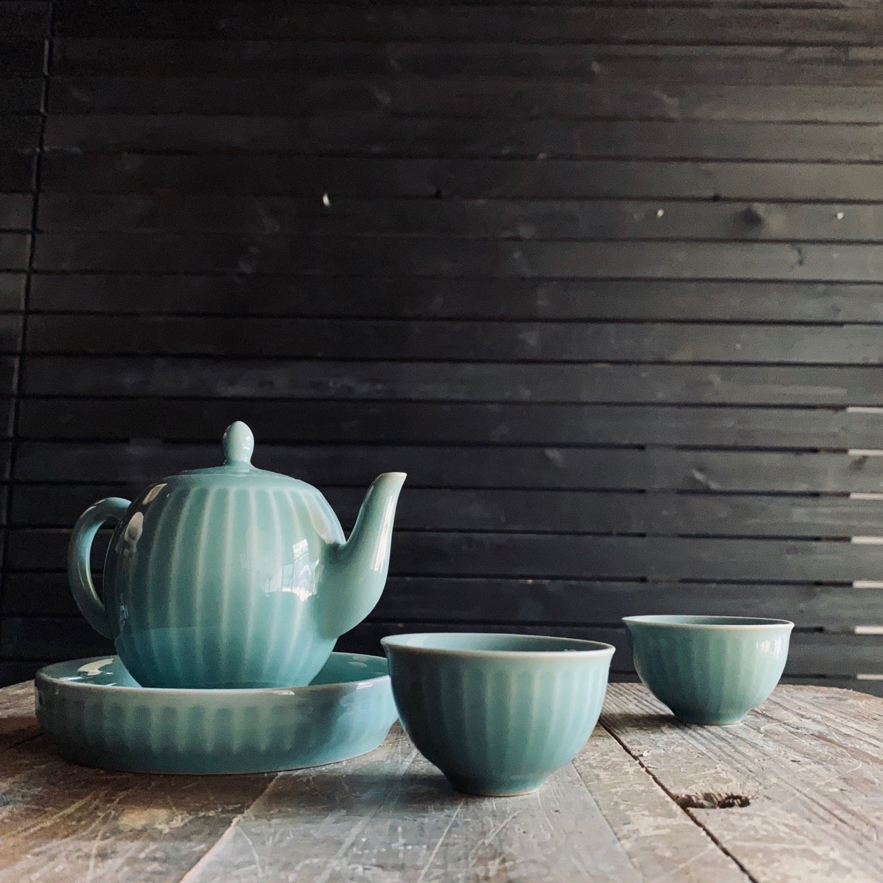 Celadon Tea Set - O-FIVE RARE TEA BAR