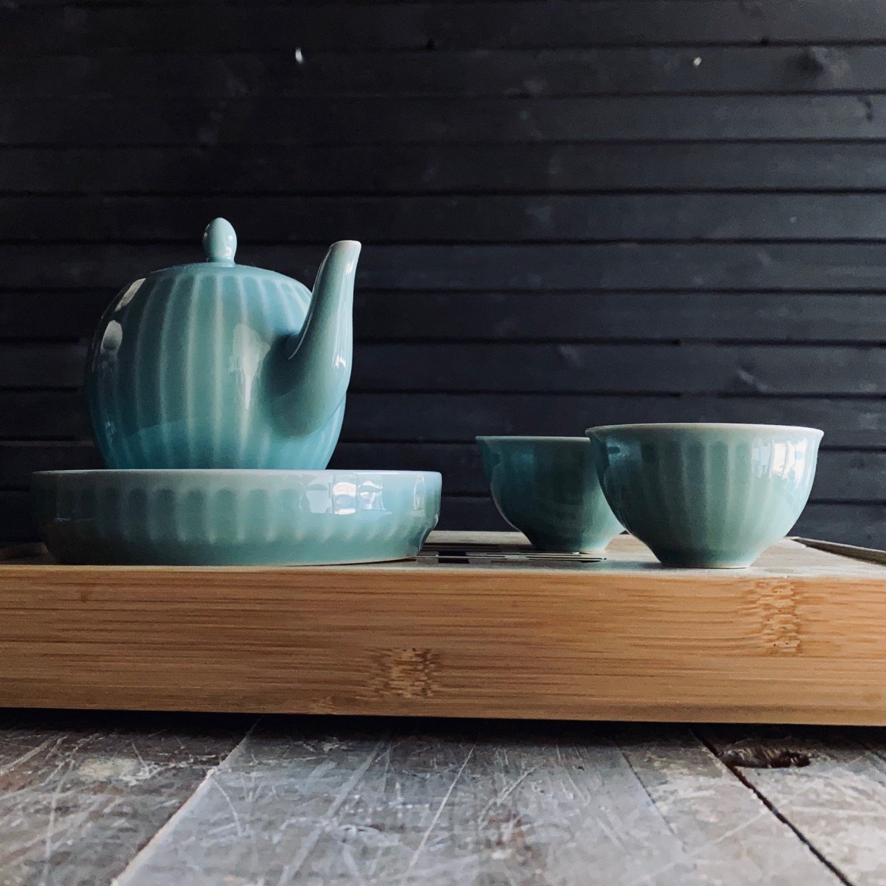 Celadon Tea Set - O-FIVE RARE TEA BAR