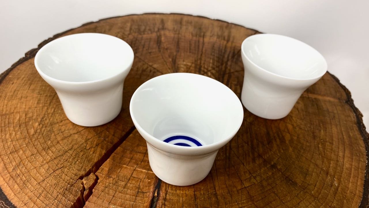 GREEN TEA 'TARGET' CUPS - MINOYAKI TEACUPS | 80ML - O-FIVE RARE TEA BAR