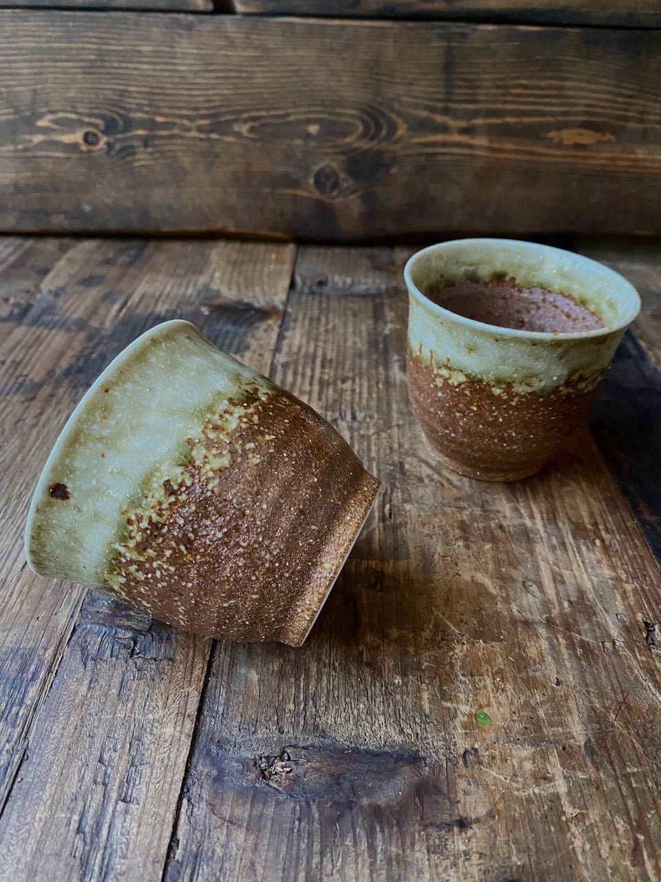Meoto Yunomi - MINOYAKI TEACUP SET| 230ML X 2 CUPS - O-FIVE RARE TEA BAR