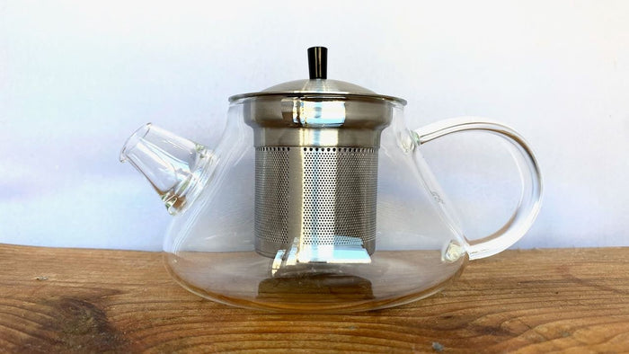 SD GLASS TEAPOT (WITH STRAINER) - O-FIVE RARE TEA BAR