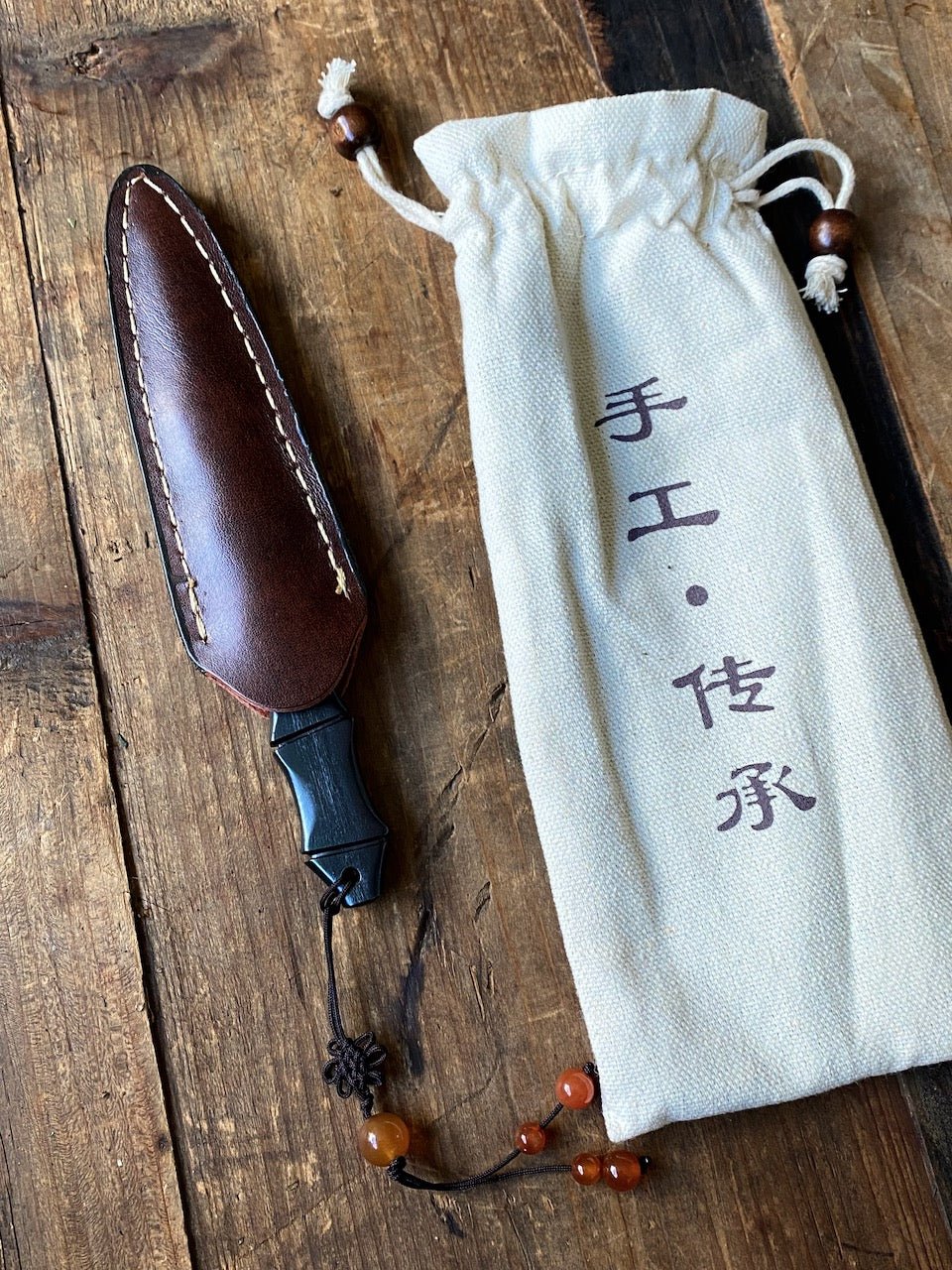 TEA KNIFE | HAND FORGED, LONG QUAN - O-FIVE RARE TEA BAR