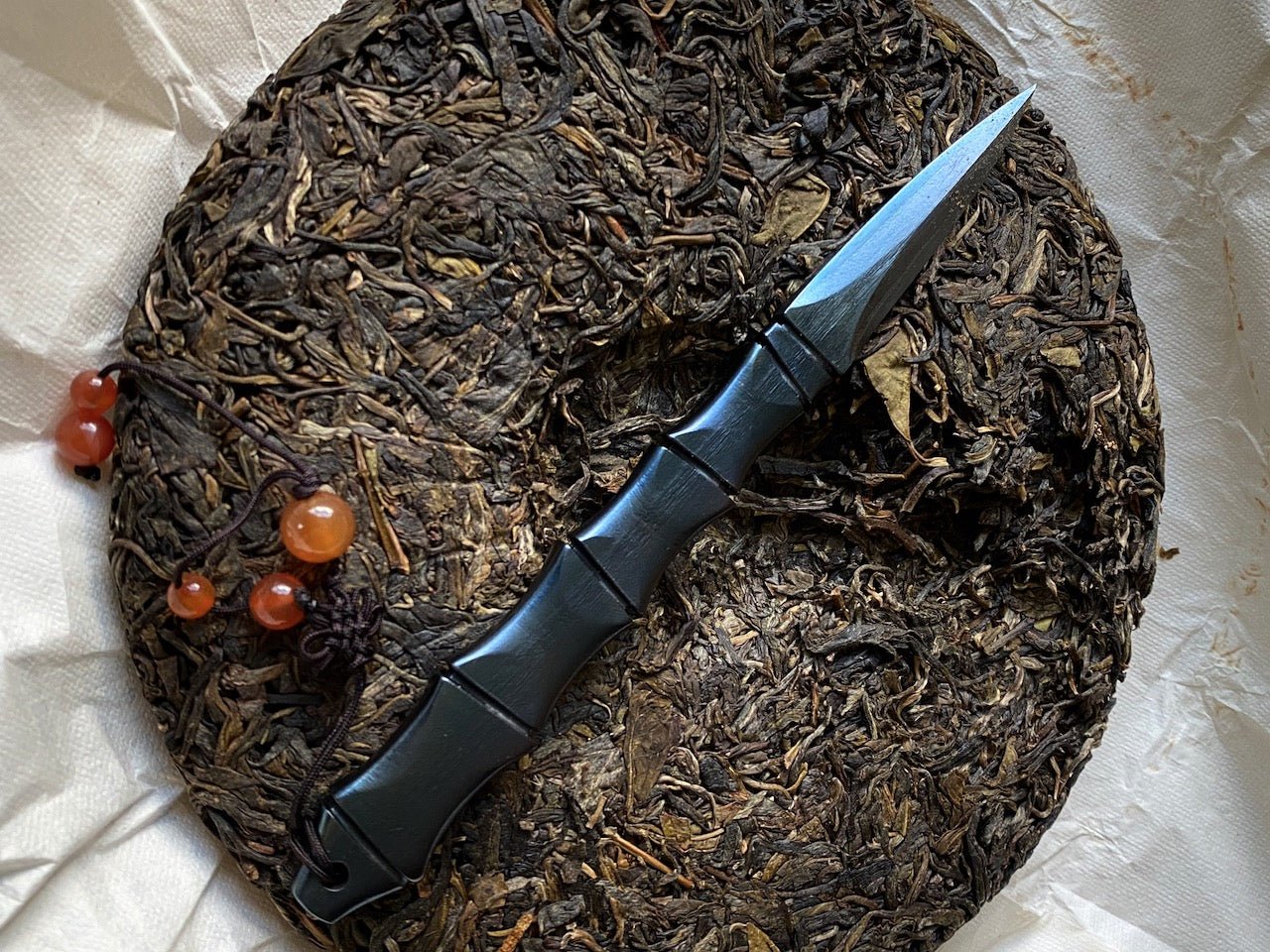 TEA KNIFE | HAND FORGED, LONG QUAN - O-FIVE RARE TEA BAR