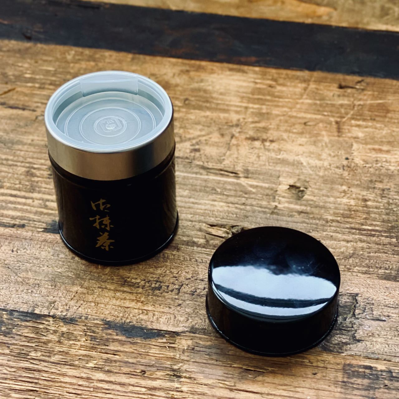 TIN FOR MATCHA | re-fillable, airtight - O-FIVE RARE TEA BAR